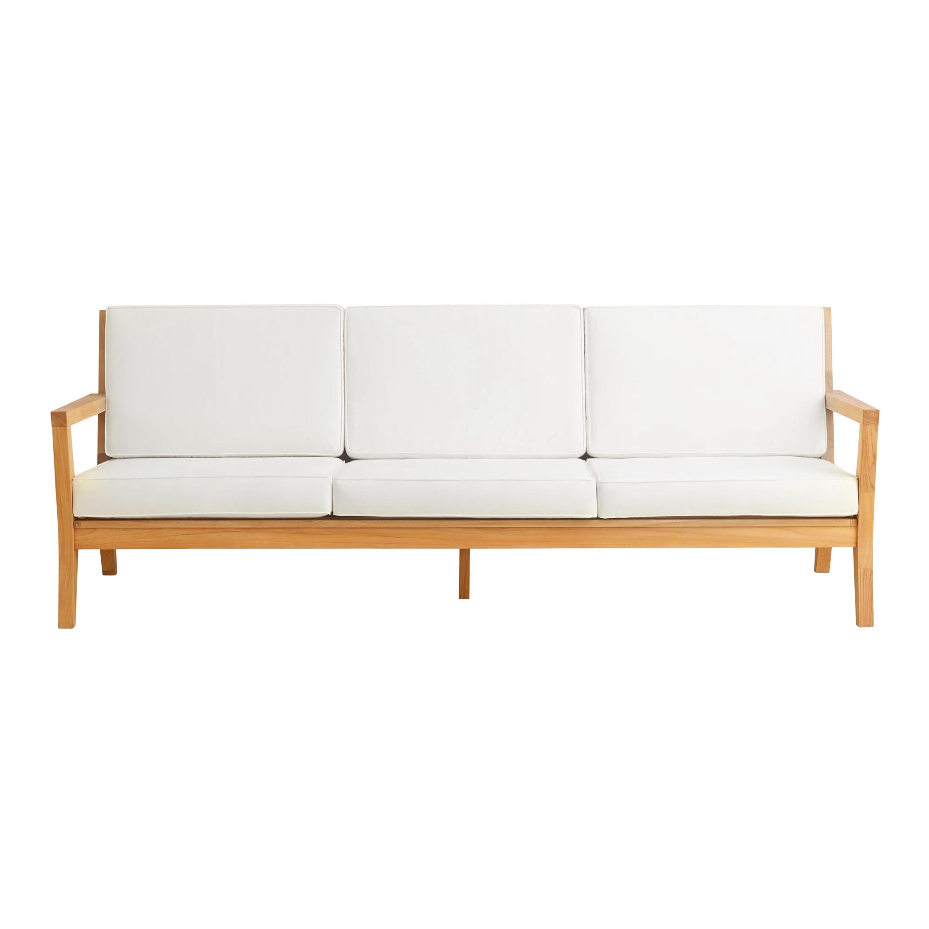 Linon Cary Solid Outdoor Sofa, , large