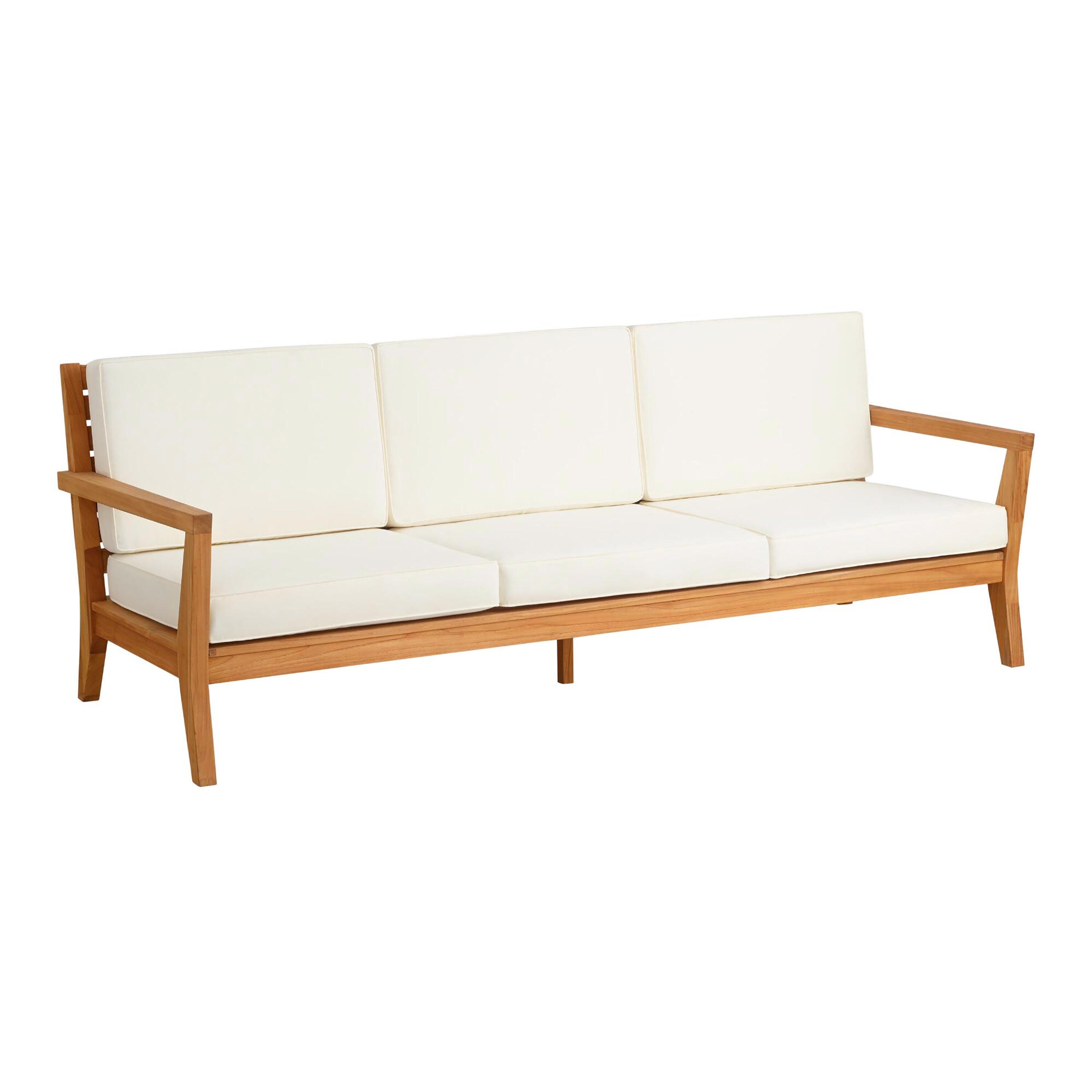Linon Cary Solid Outdoor Sofa, , large