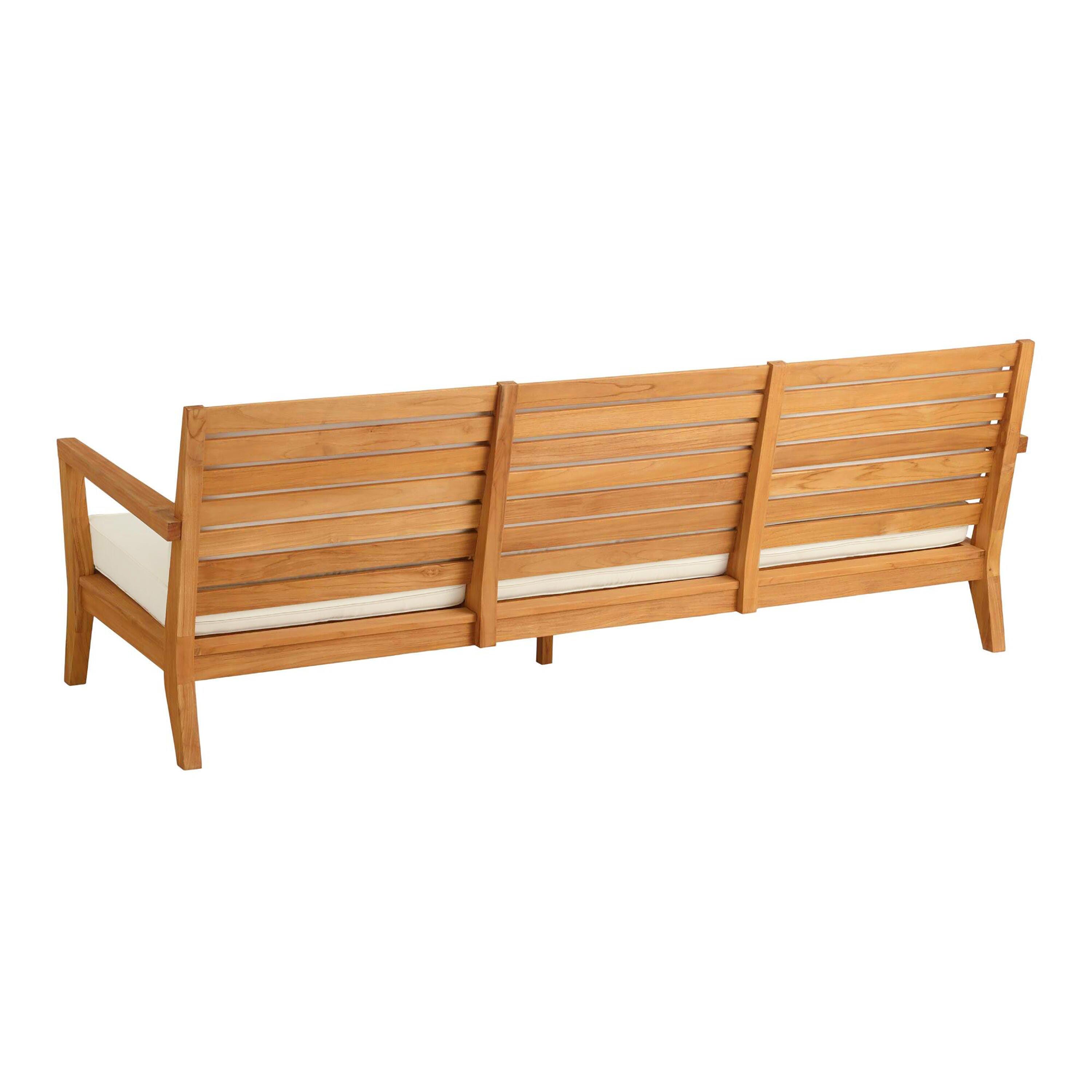 Linon Cary Solid Outdoor Sofa, , large