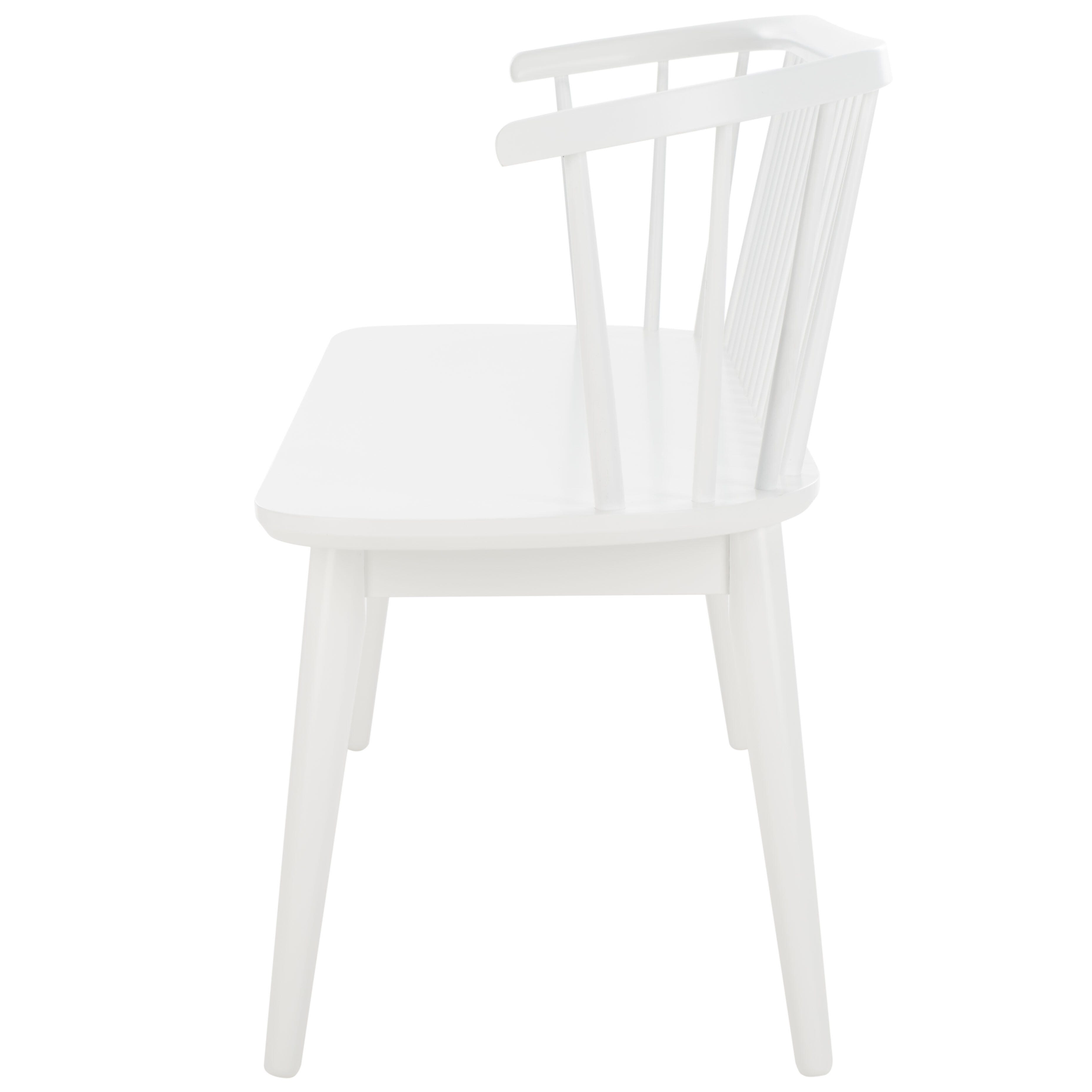 Safavieh Blanchard 19" Dining Bench, White, large