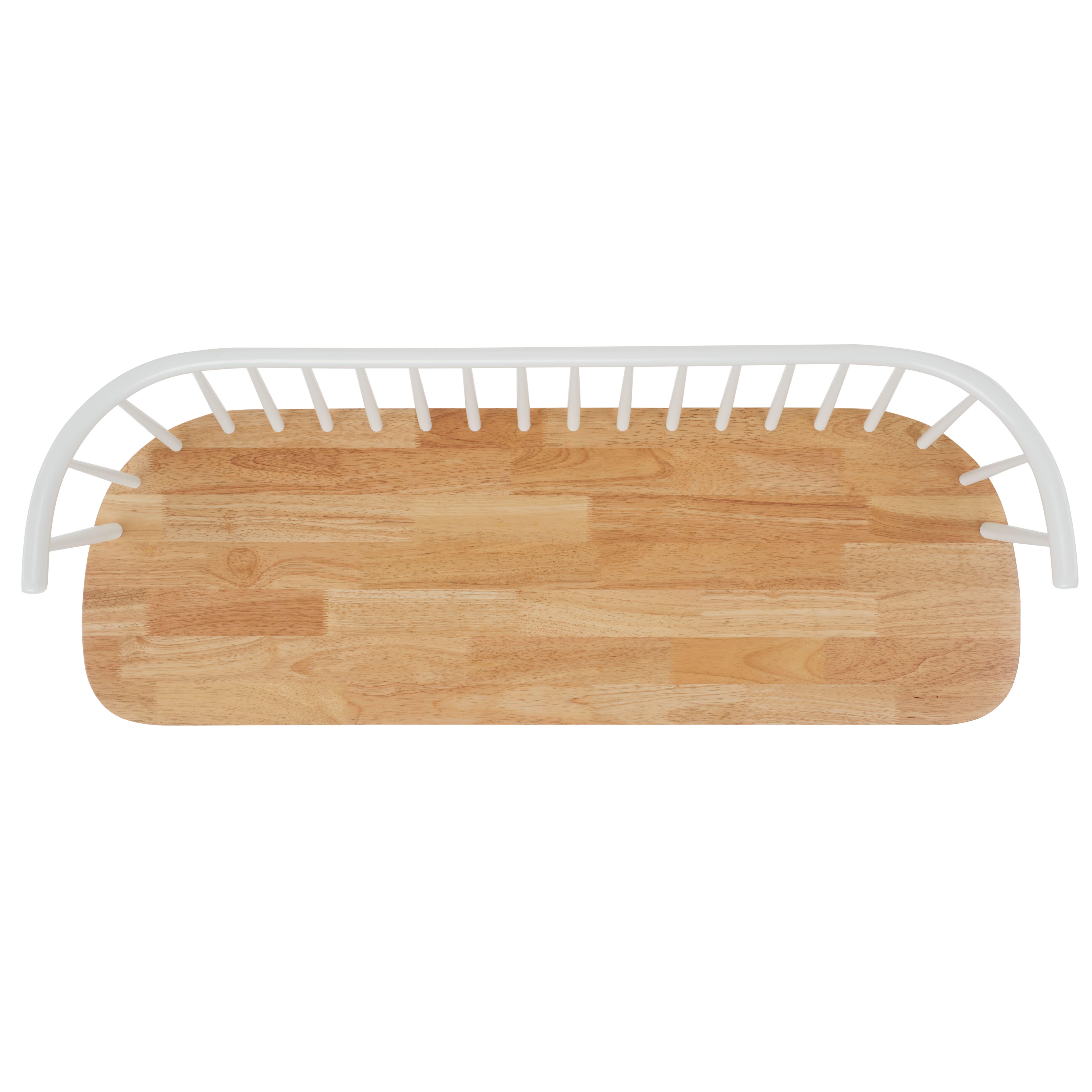 Safavieh Blanchard 19" Dining Bench, Natural/White, large