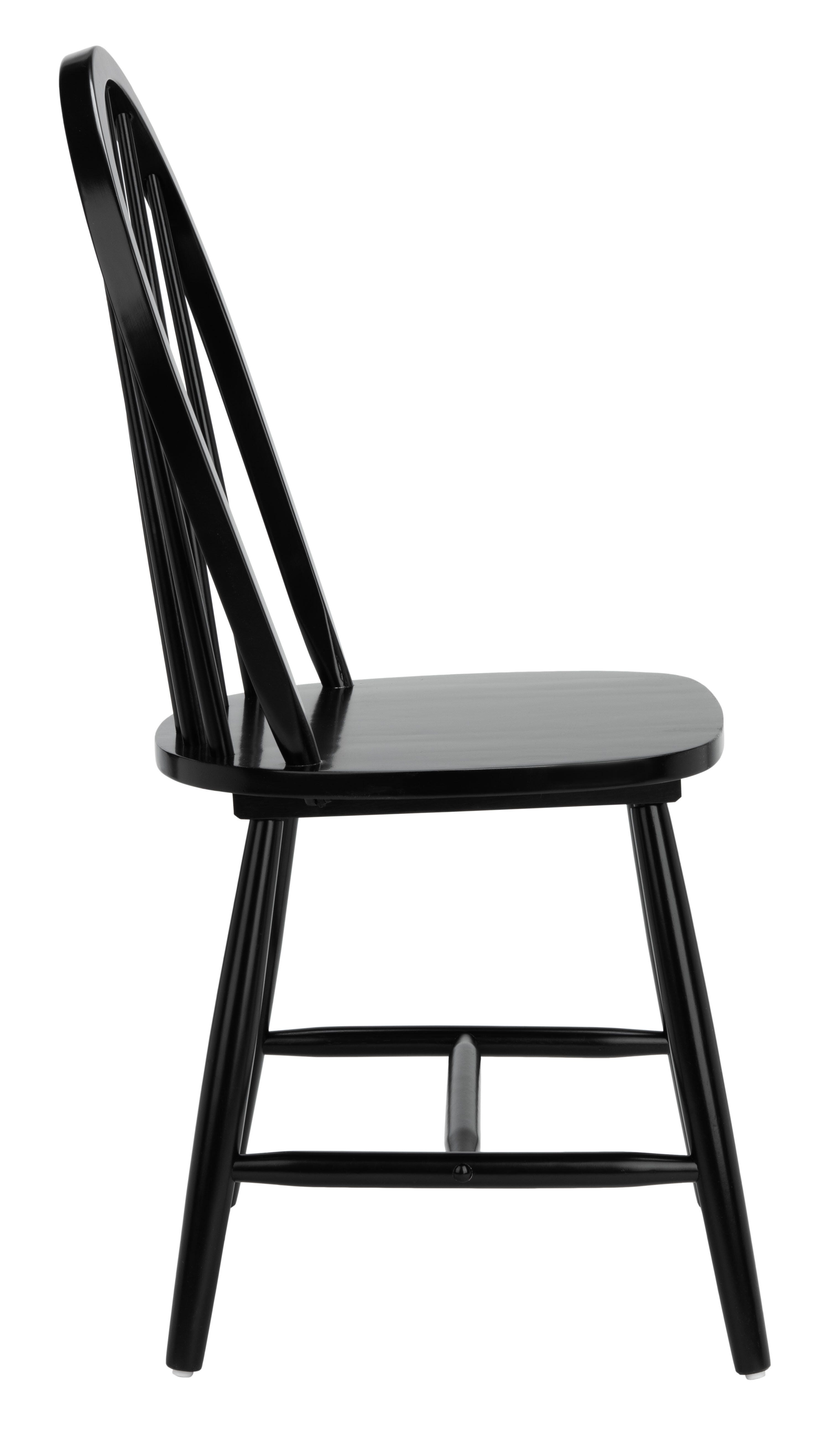 Safavieh Camden Dining Chair (Set of 2), Black, large