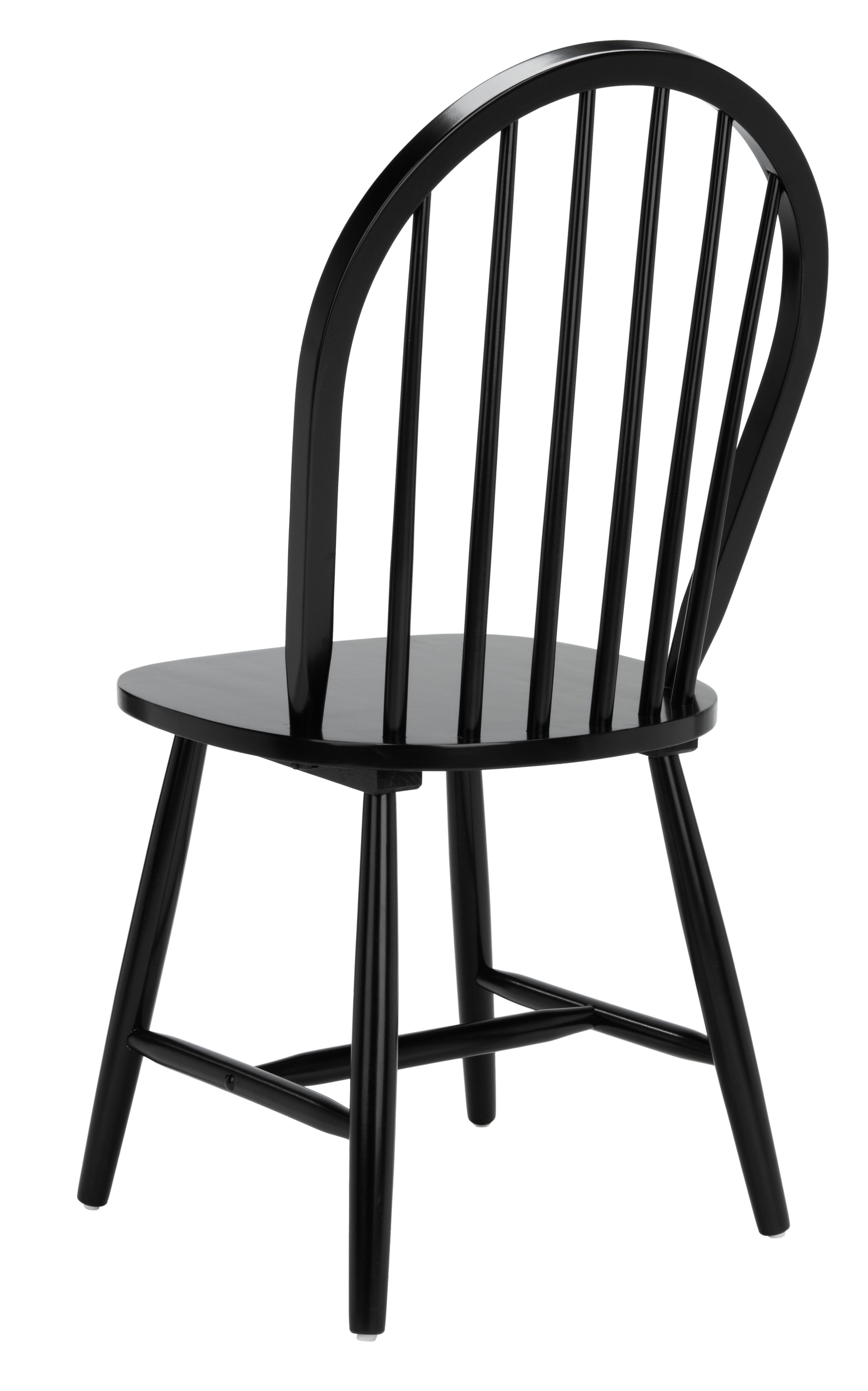 Safavieh Camden Dining Chair (Set of 2), Black, large