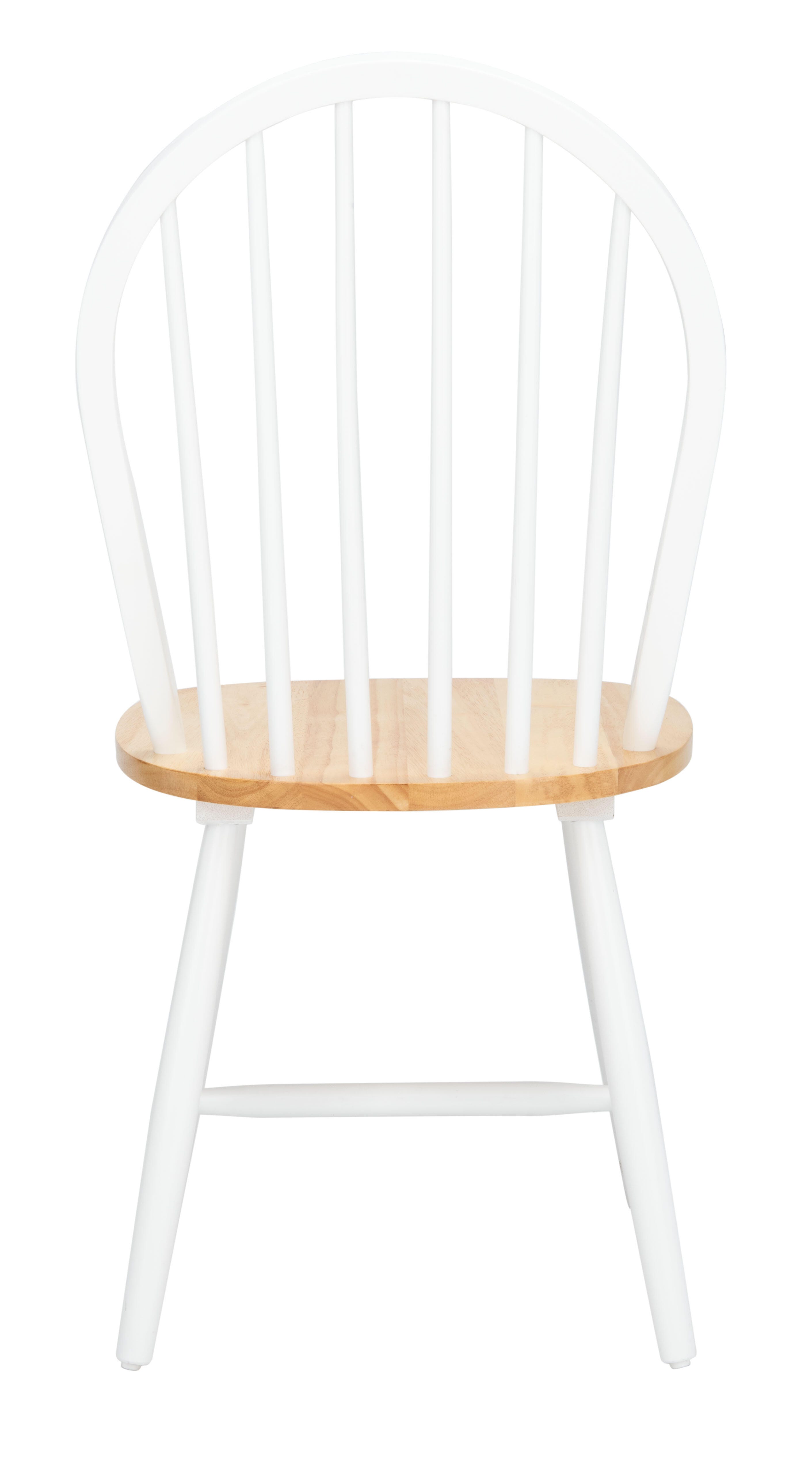Safavieh Camden Dining Chair (Set of 2), White/Natural, large