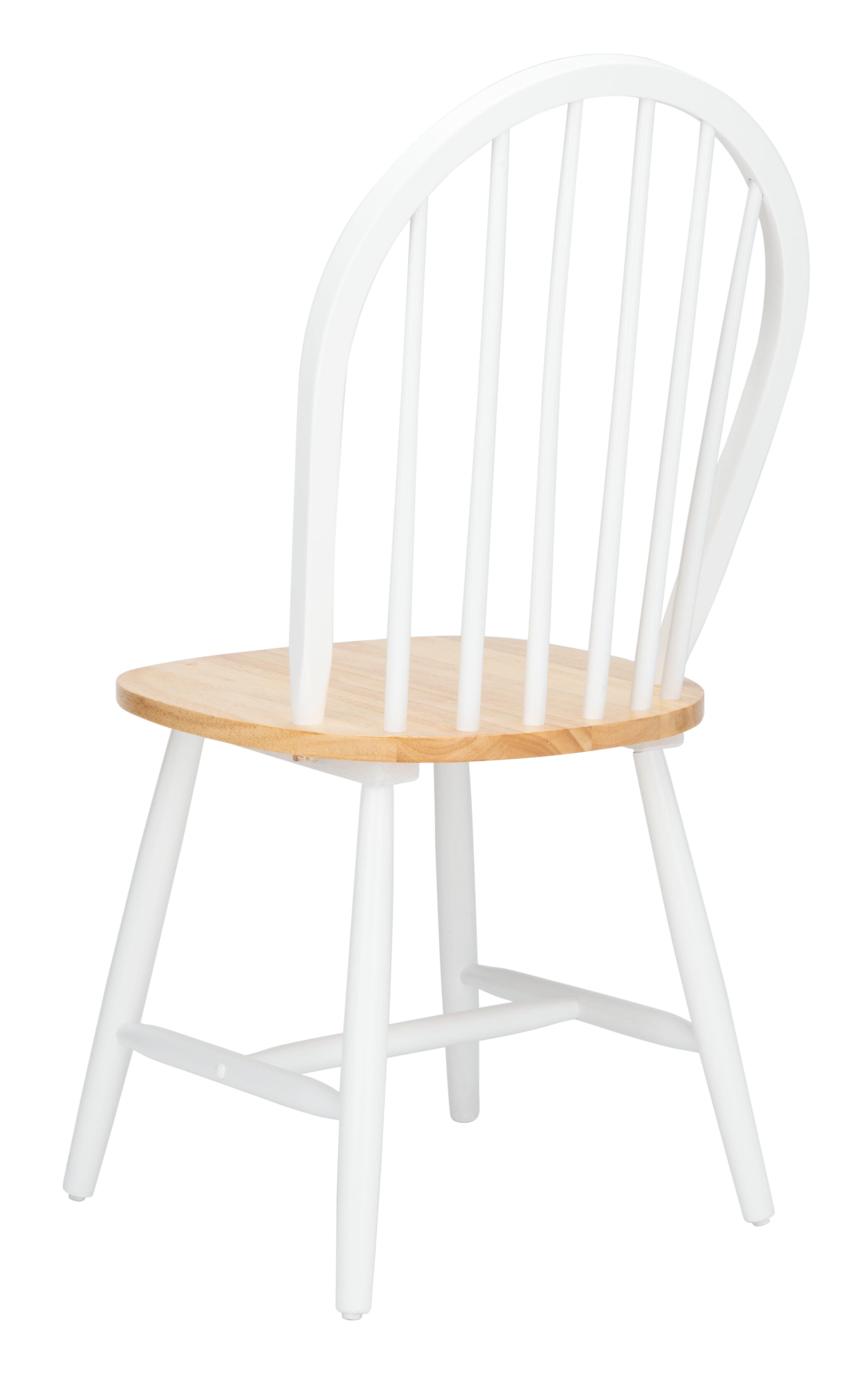 Safavieh Camden Dining Chair (Set of 2), White/Natural, large