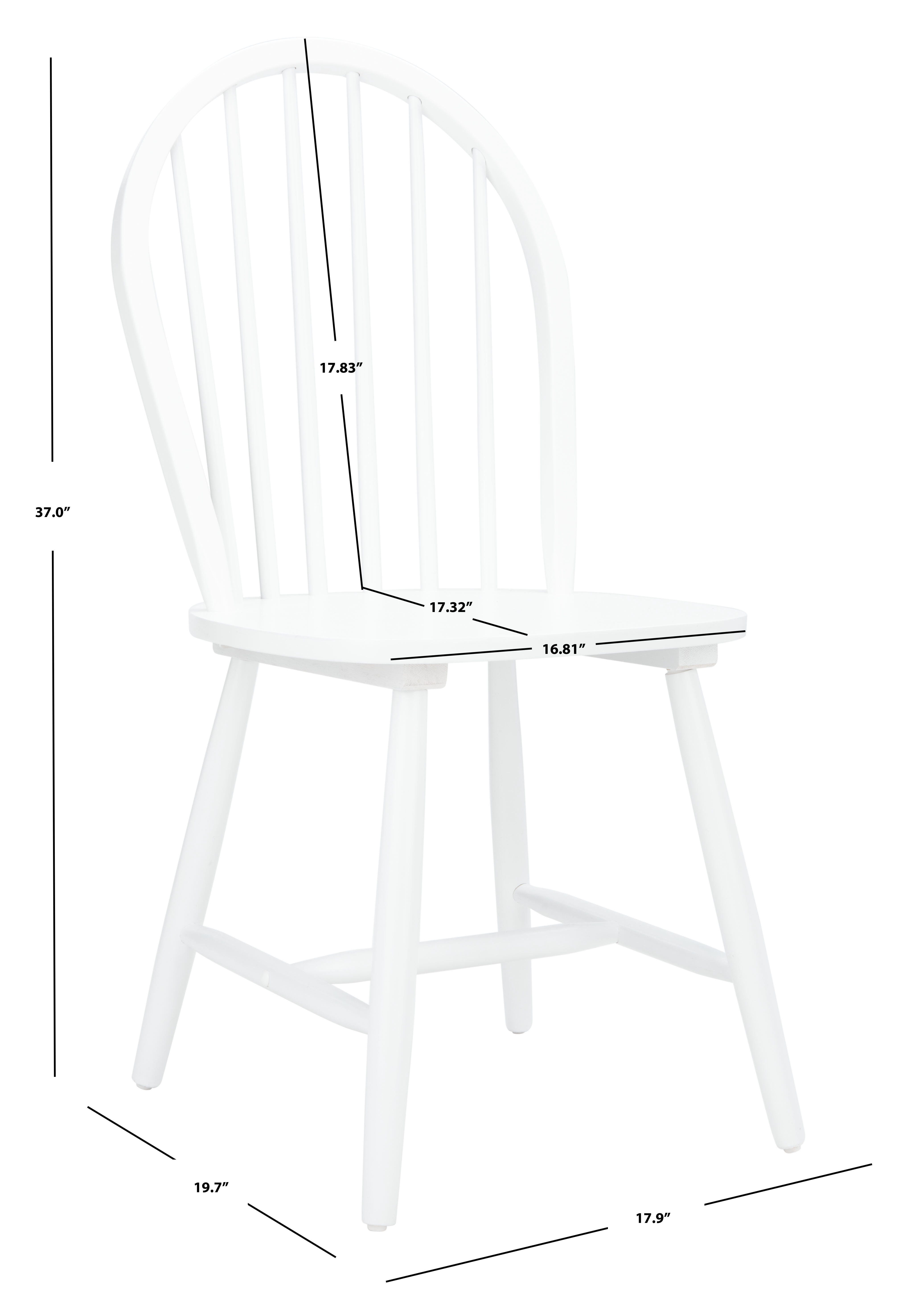 Safavieh Camden Dining Chair (Set of 2), White, large
