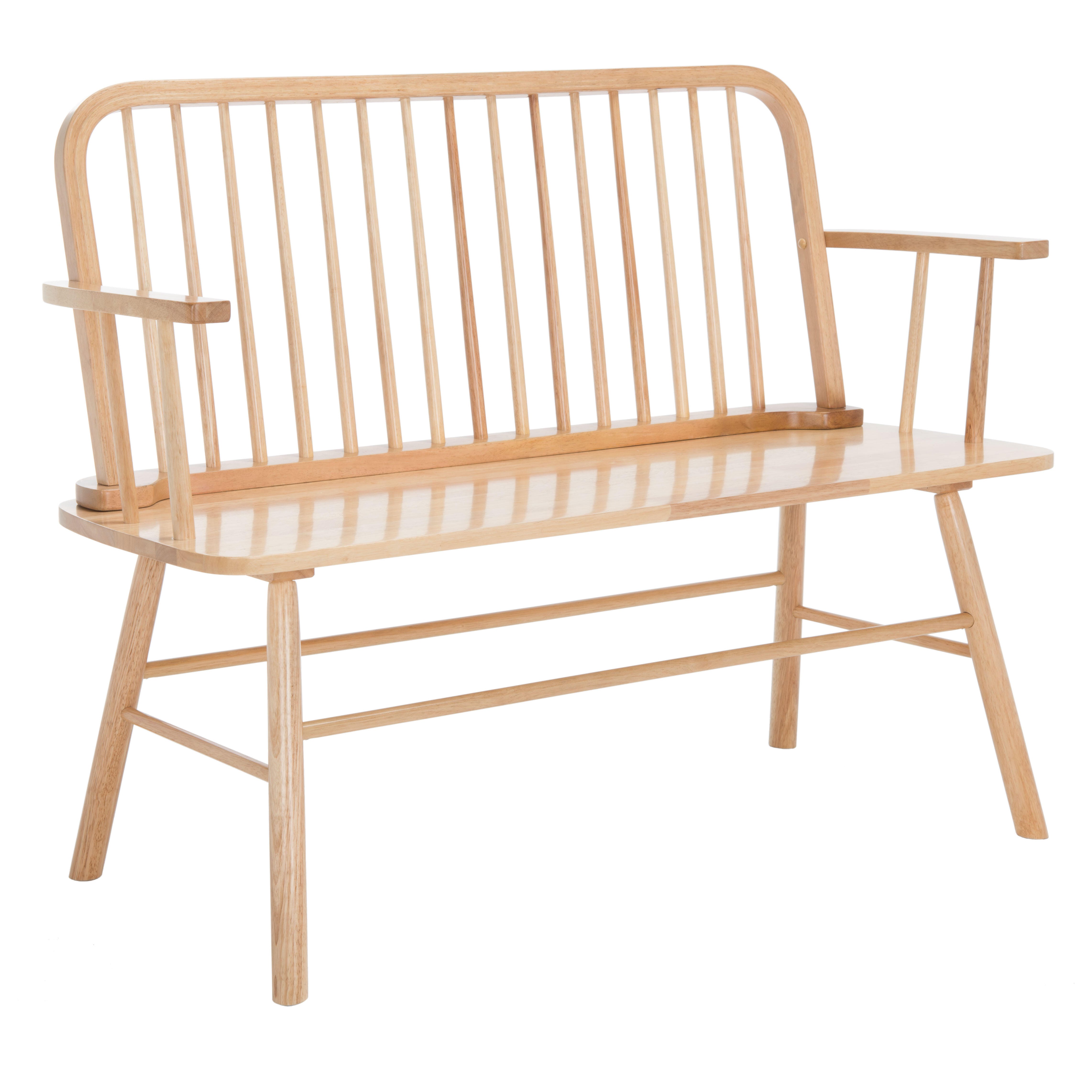 Safavieh Lucilia 19" Dining Bench, Natural, large