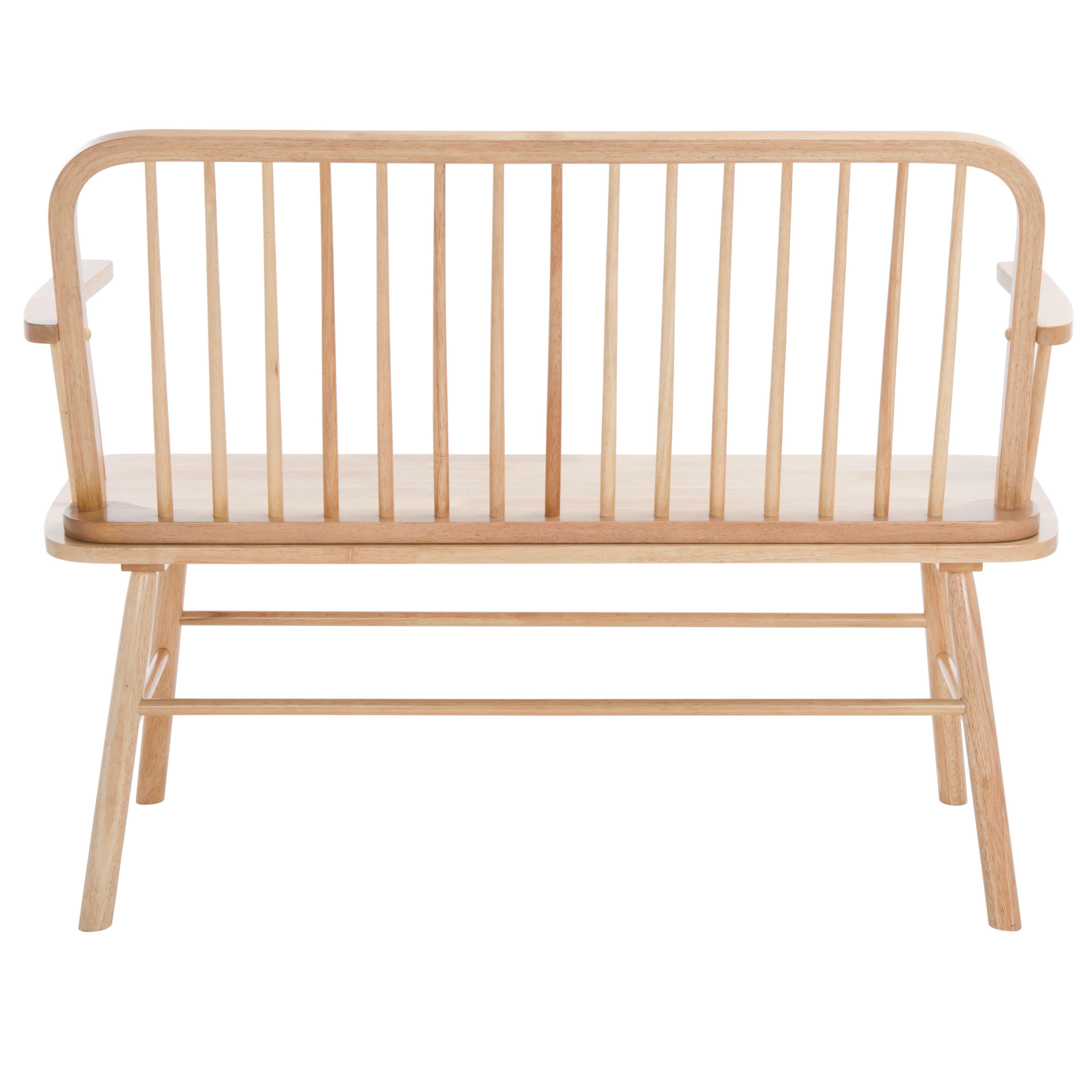 Safavieh Lucilia 19" Dining Bench, Natural, large