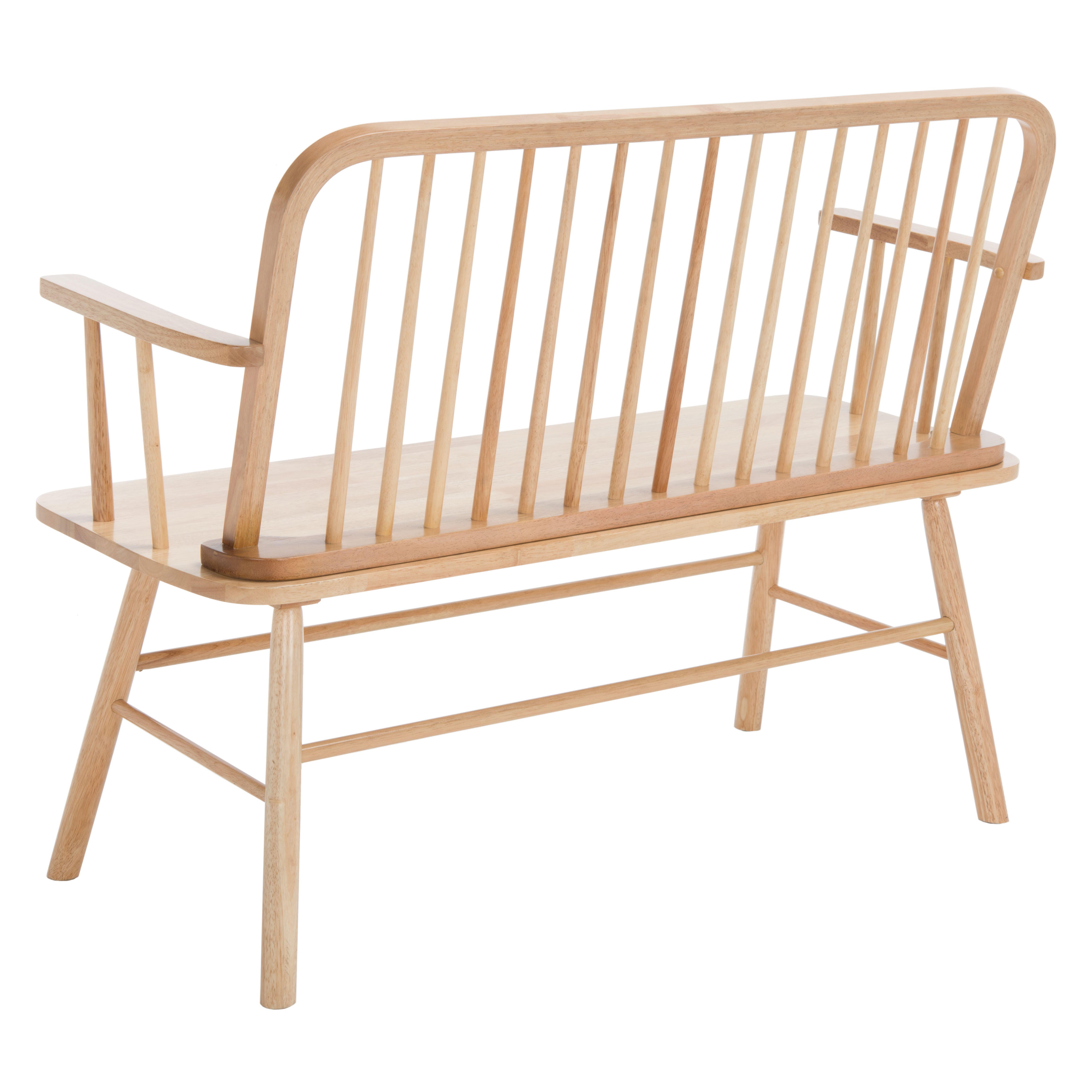 Safavieh Lucilia 19" Dining Bench, Natural, large