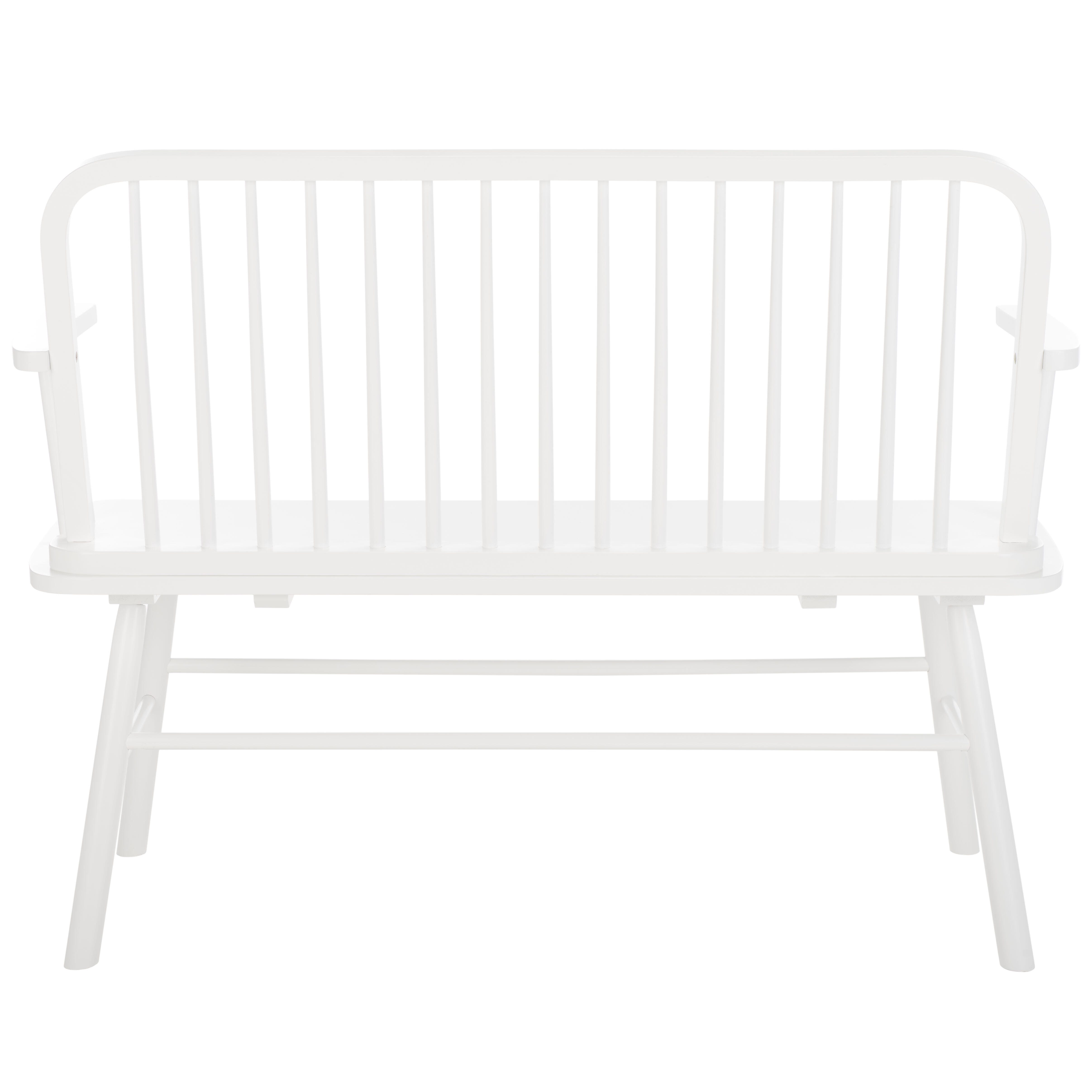 Safavieh Lucilia 19" Dining Bench, White, large