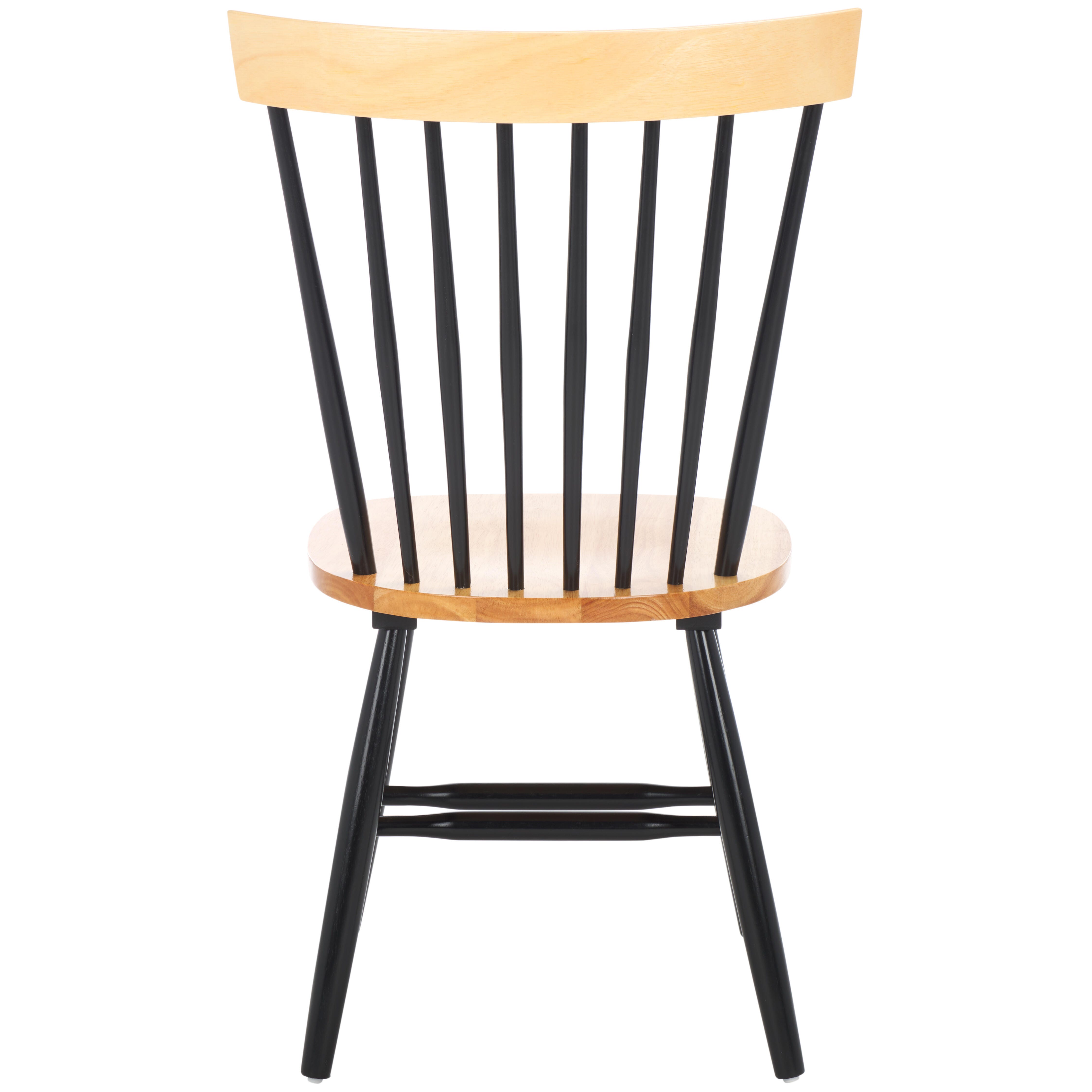 Safavieh Parker Dining Chair (Set of 2), Natural/Black, large
