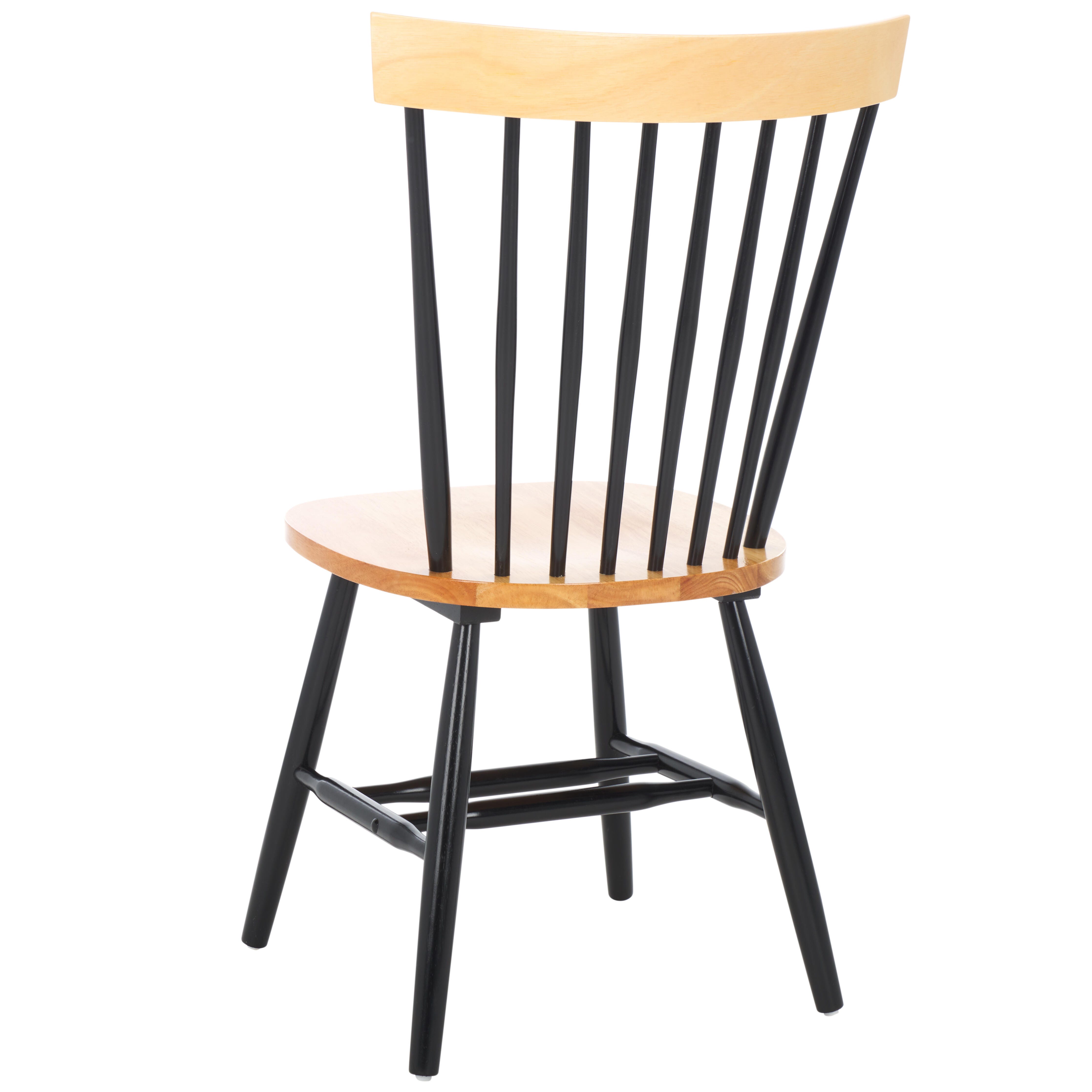 Safavieh Parker Dining Chair (Set of 2), Natural/Black, large