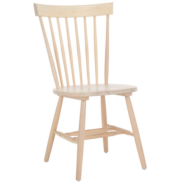 Safavieh Parker Dining Chair (Set of 2), White Washed