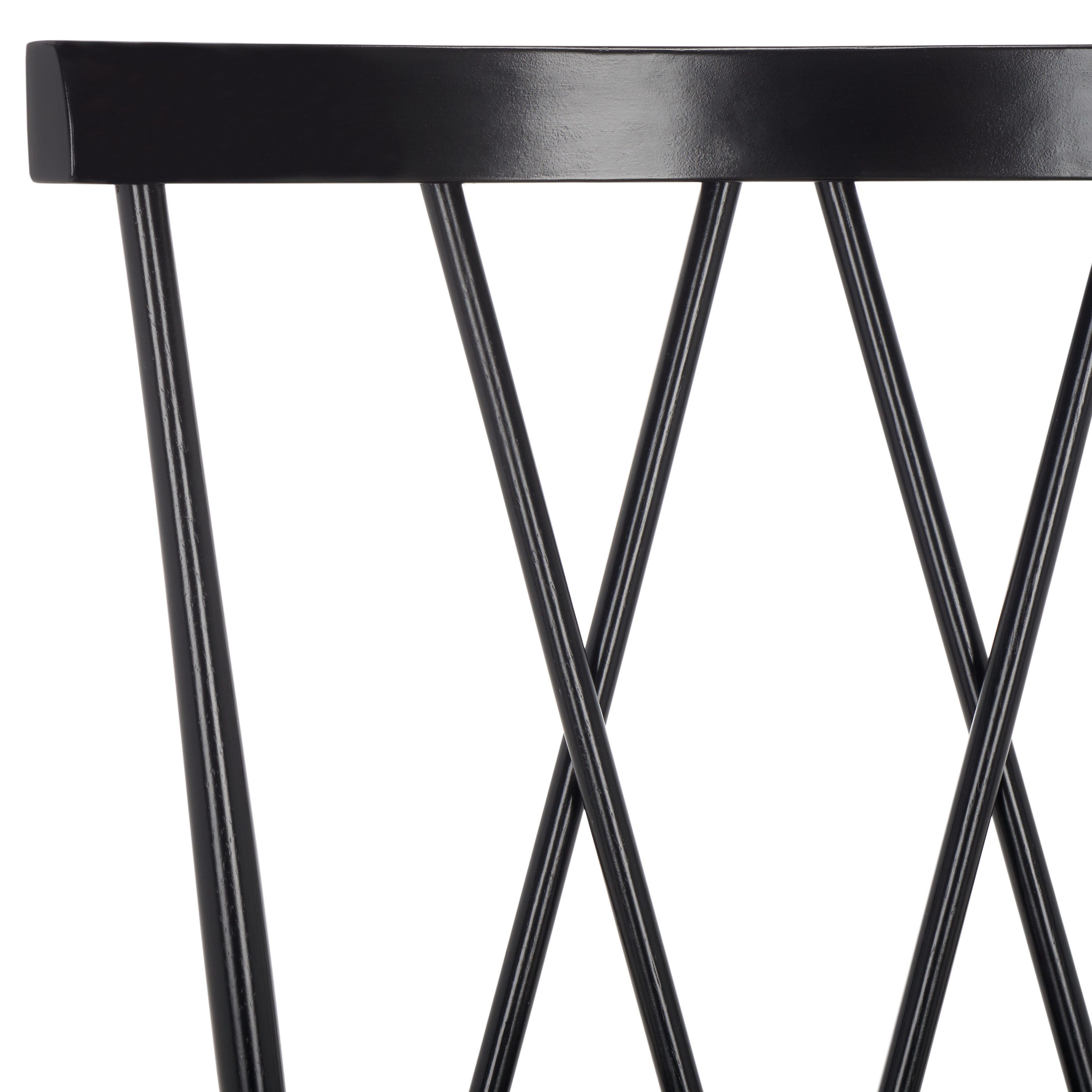 Safavieh Tayten Dining Chair (Set of 2), Black, large