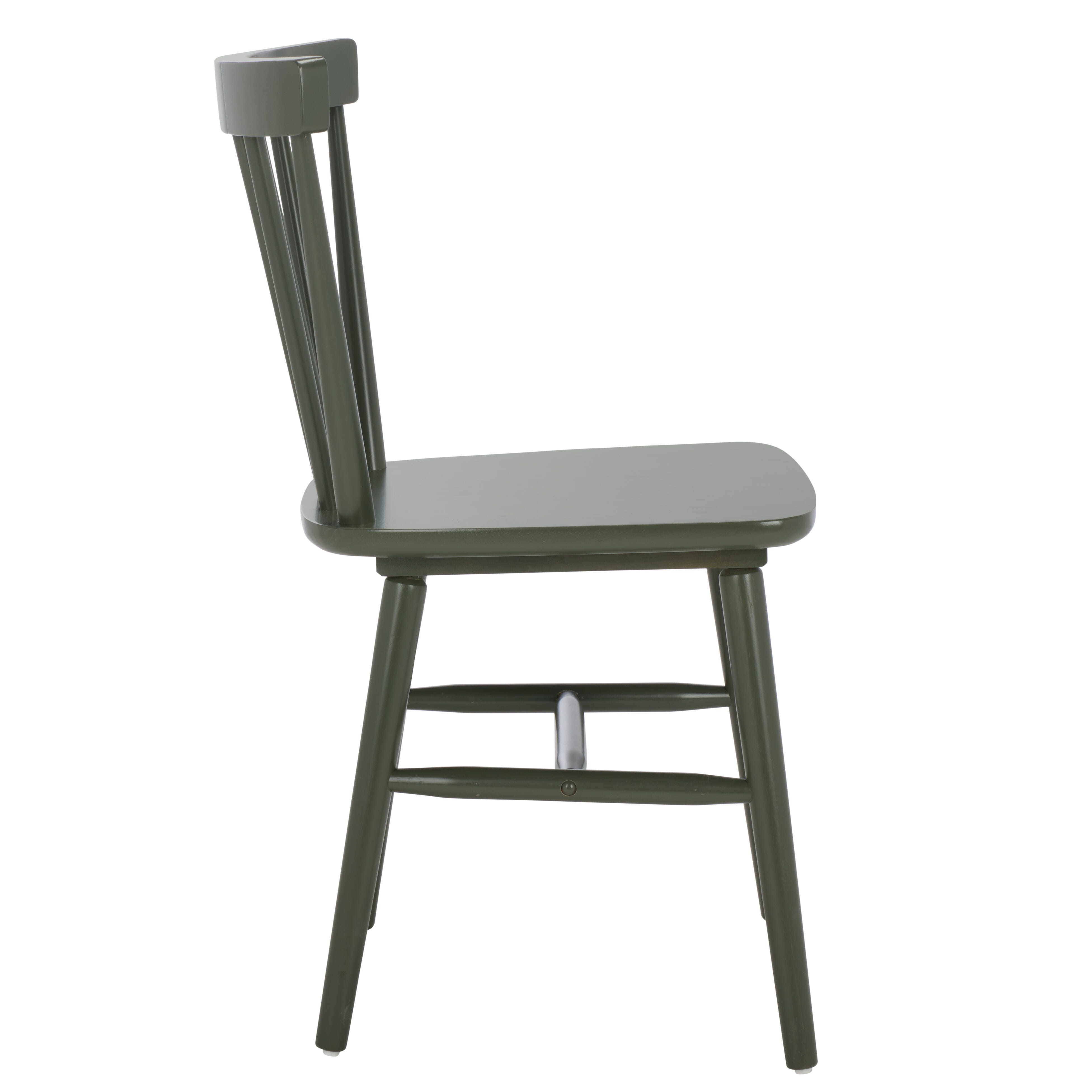 Safavieh Winona Dining Chair (Set of 2), Dusty Green, large