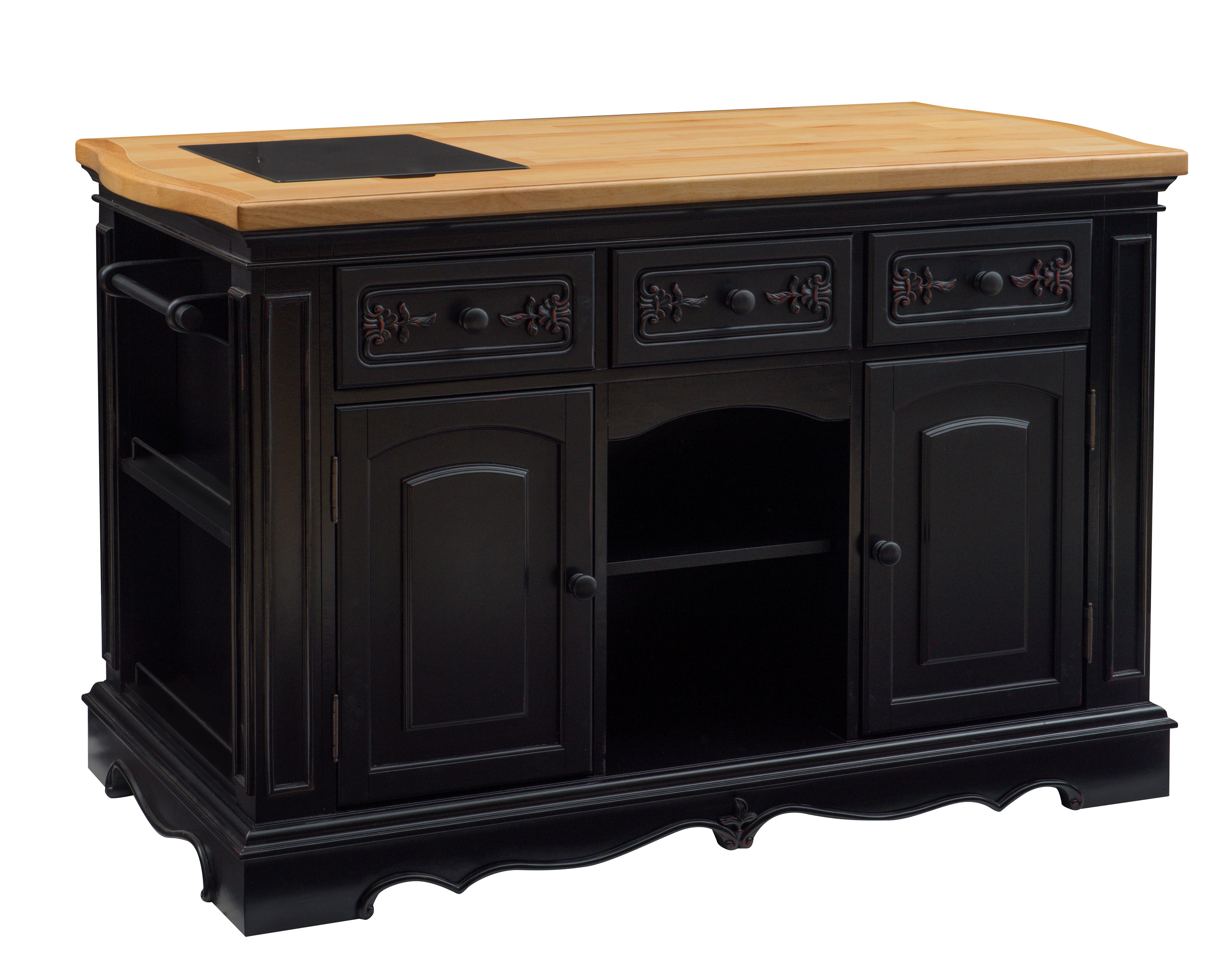 Linon Posey Kitchen Island, , large