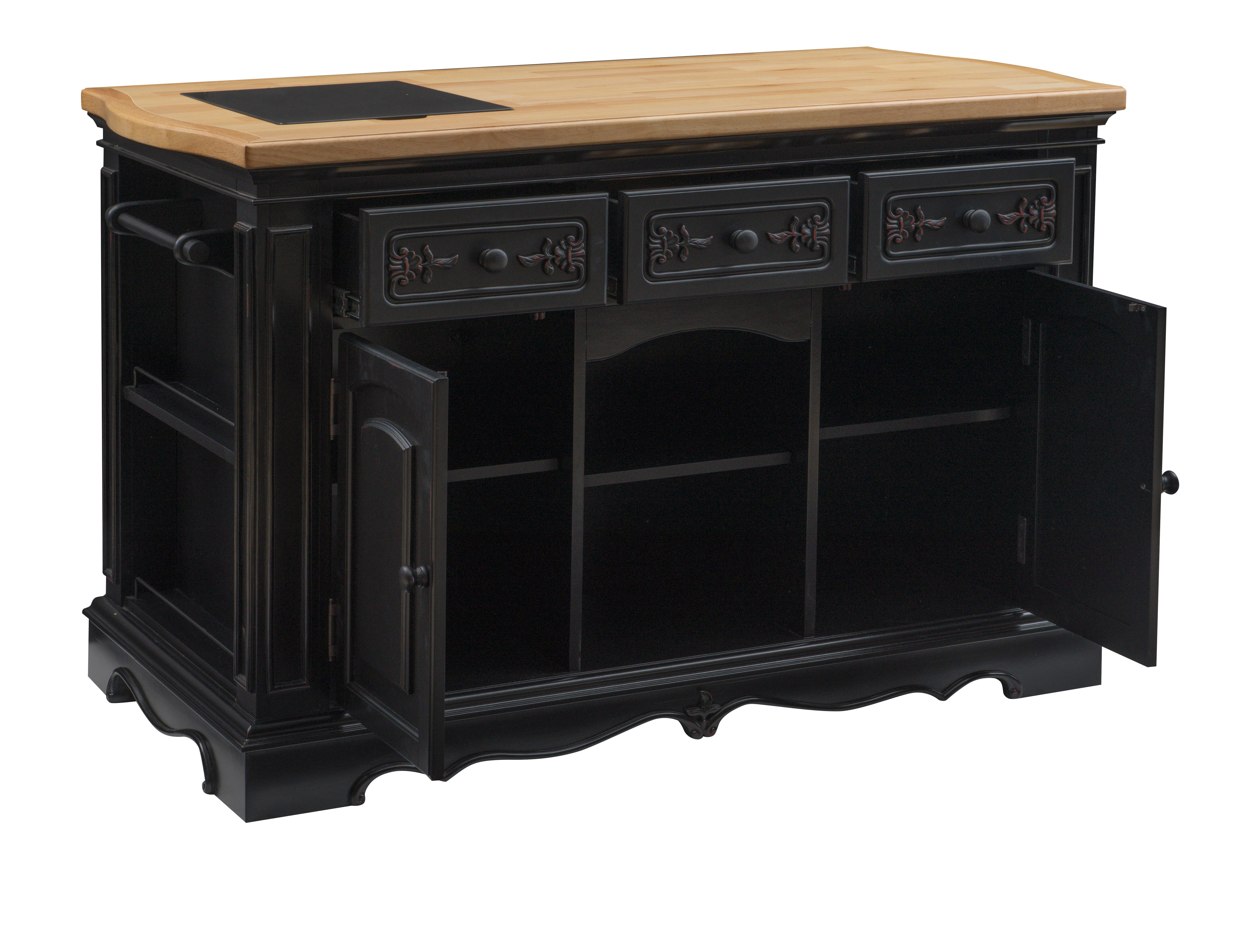 Linon Posey Kitchen Island, , large