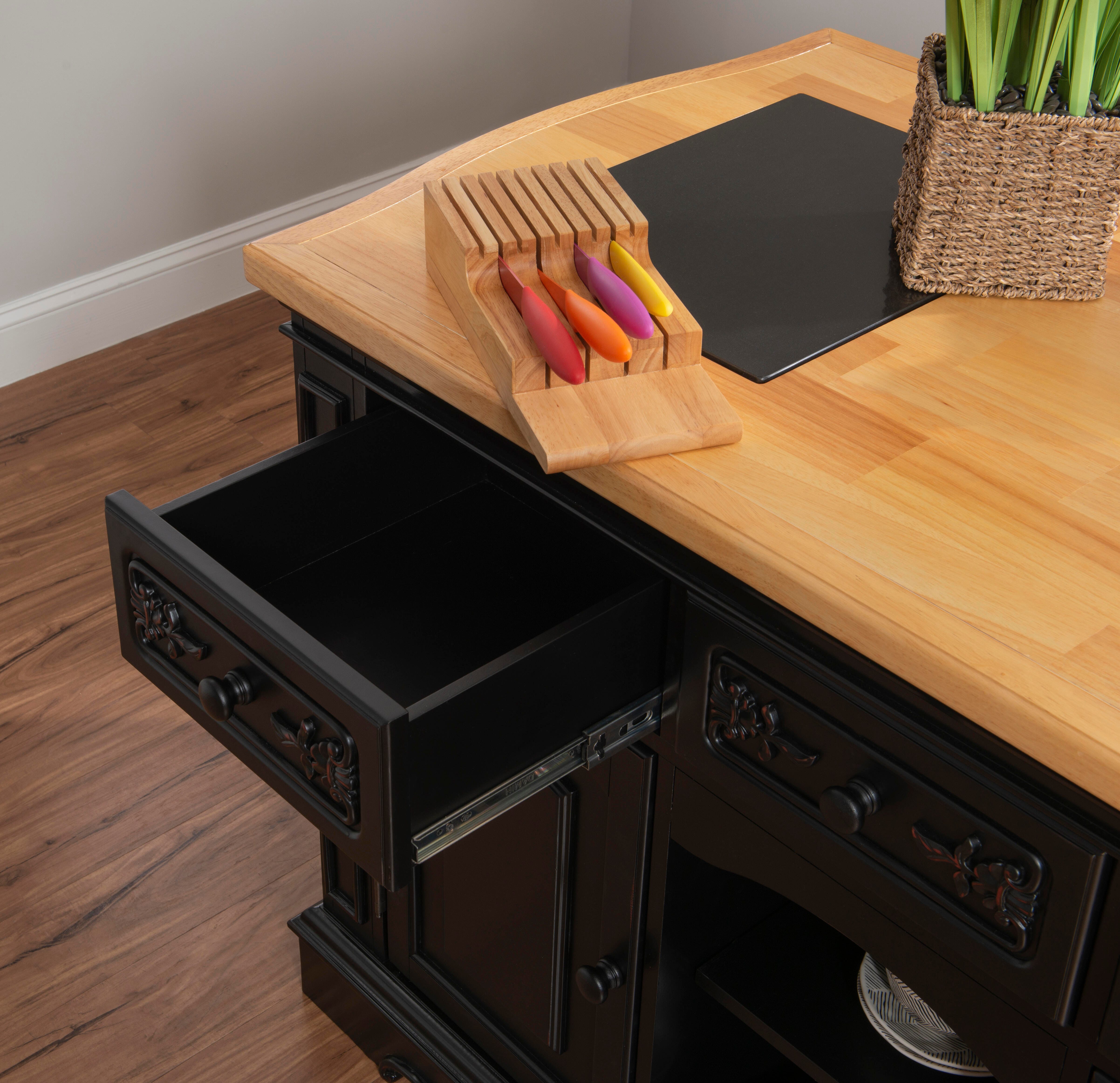 Linon Posey Kitchen Island, , large