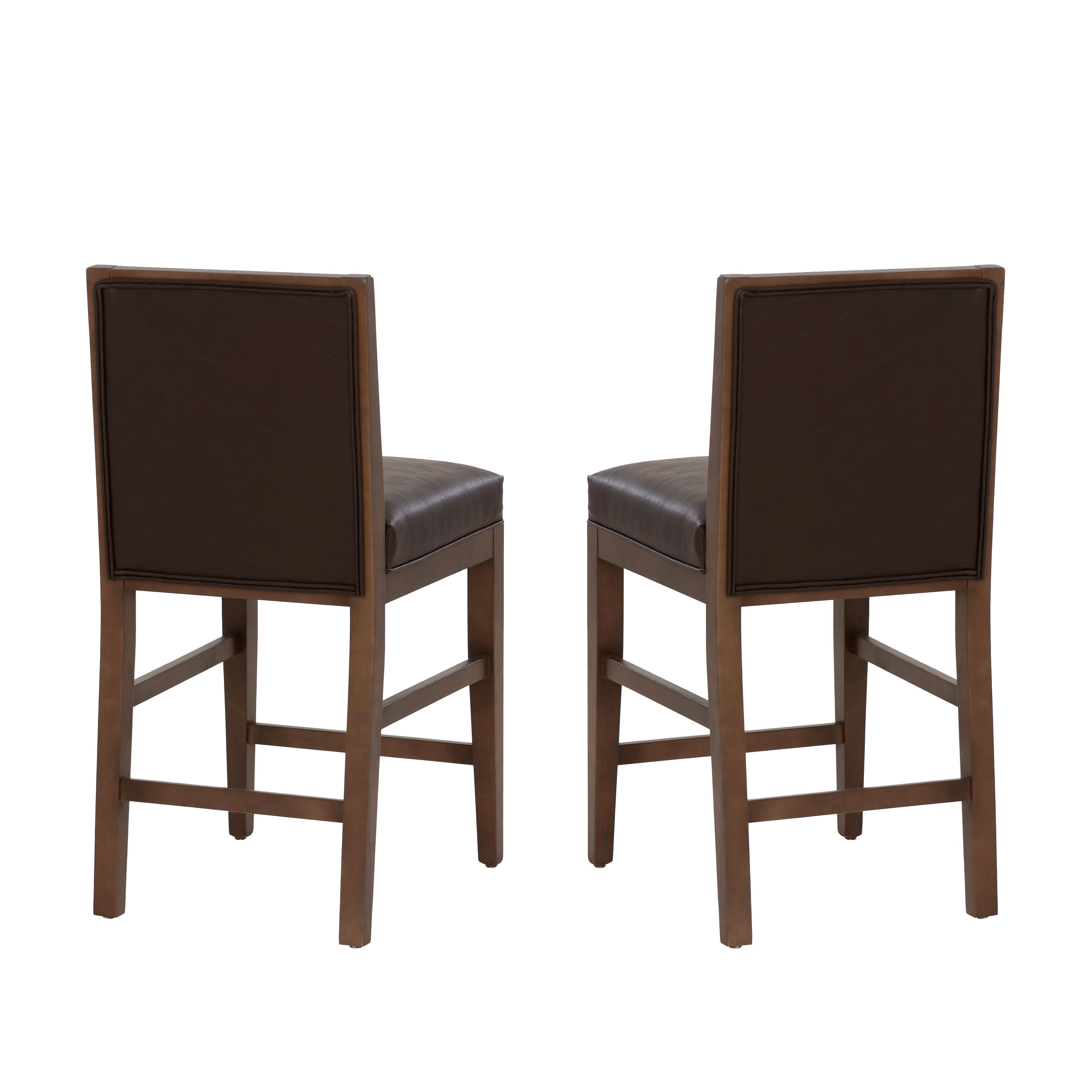 Linon Bobbi Counter Height Bar Stool (Set of 2), , large
