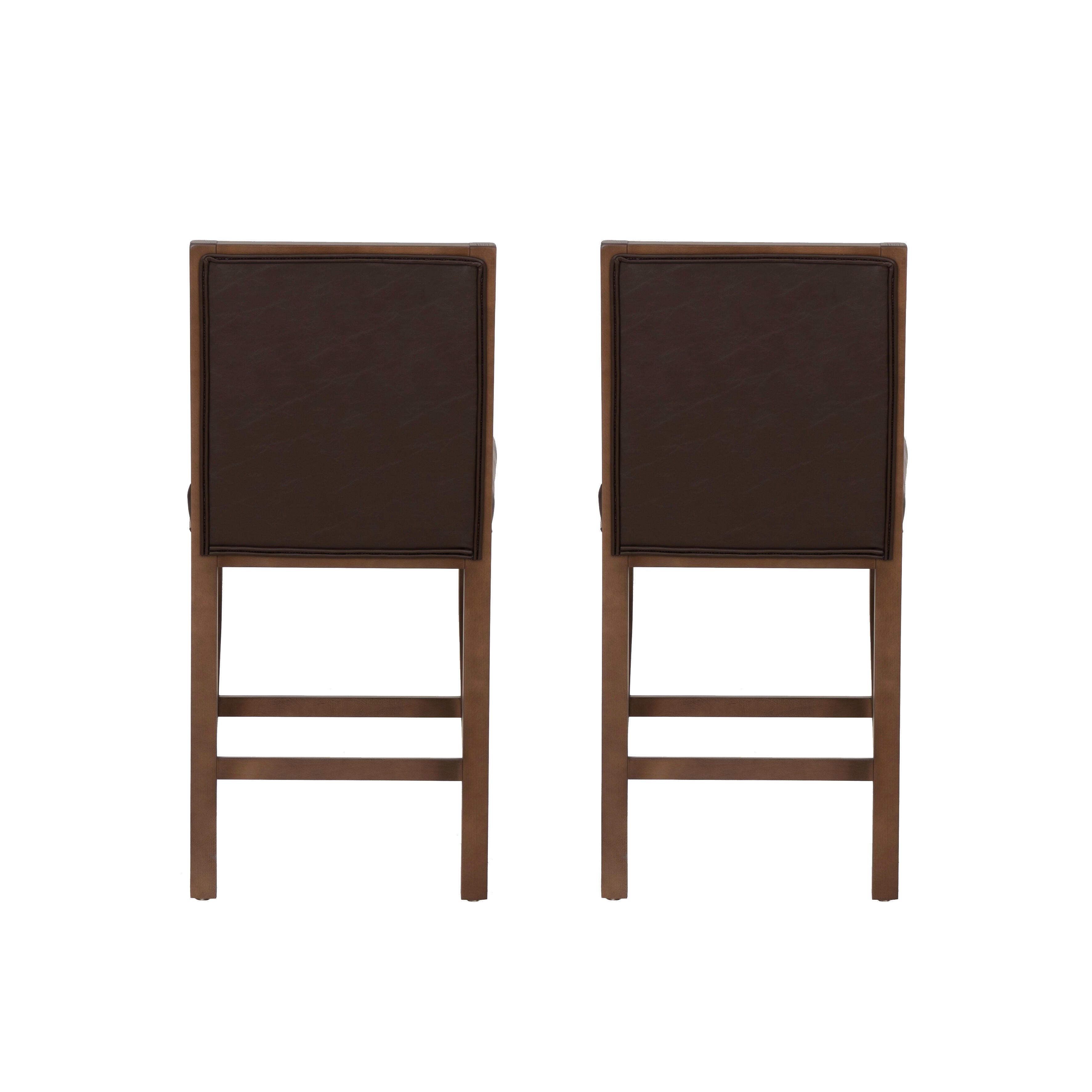 Linon Bobbi Counter Height Bar Stool (Set of 2), , large