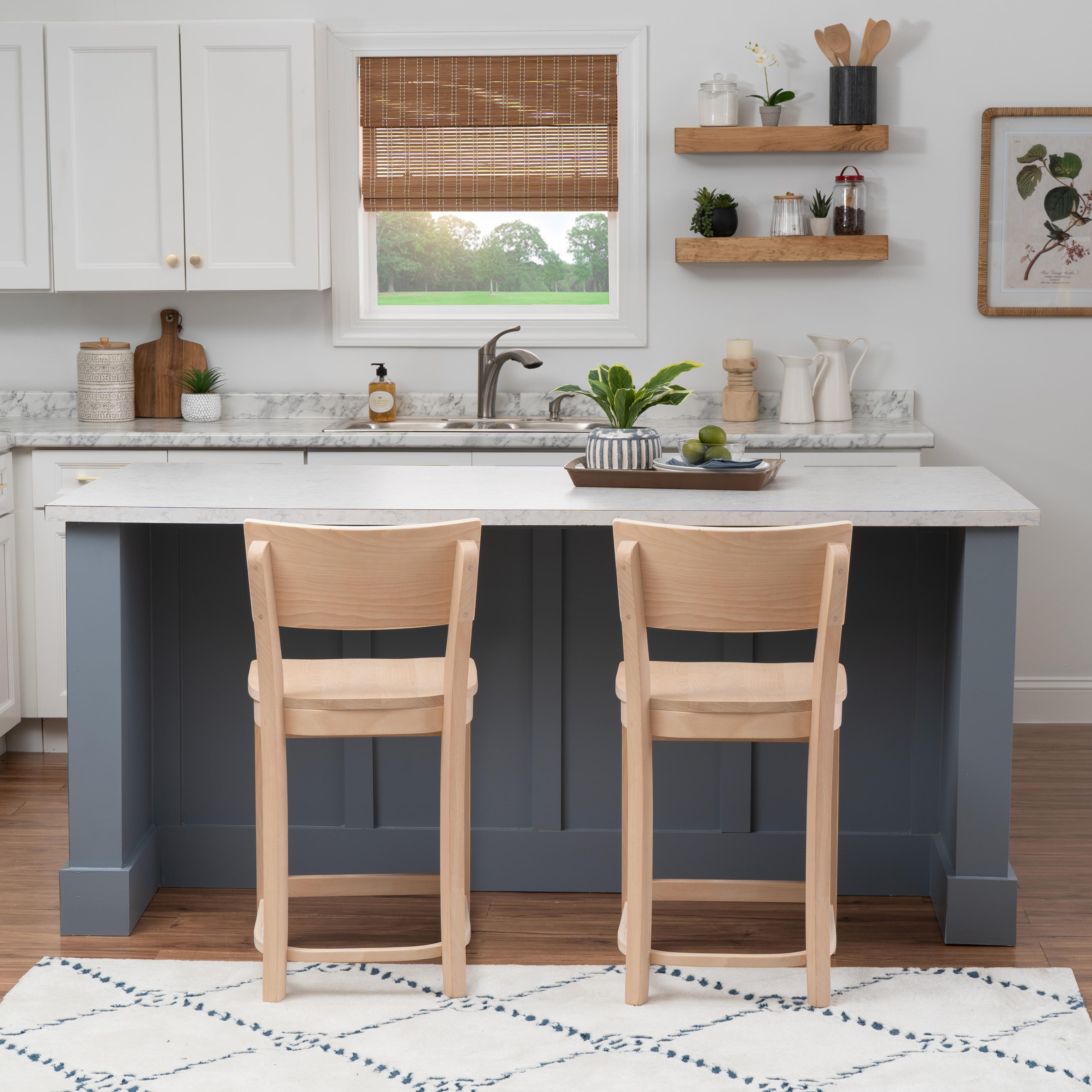 Linon Inez Counter Height Bar Stool (Set of 2), , large