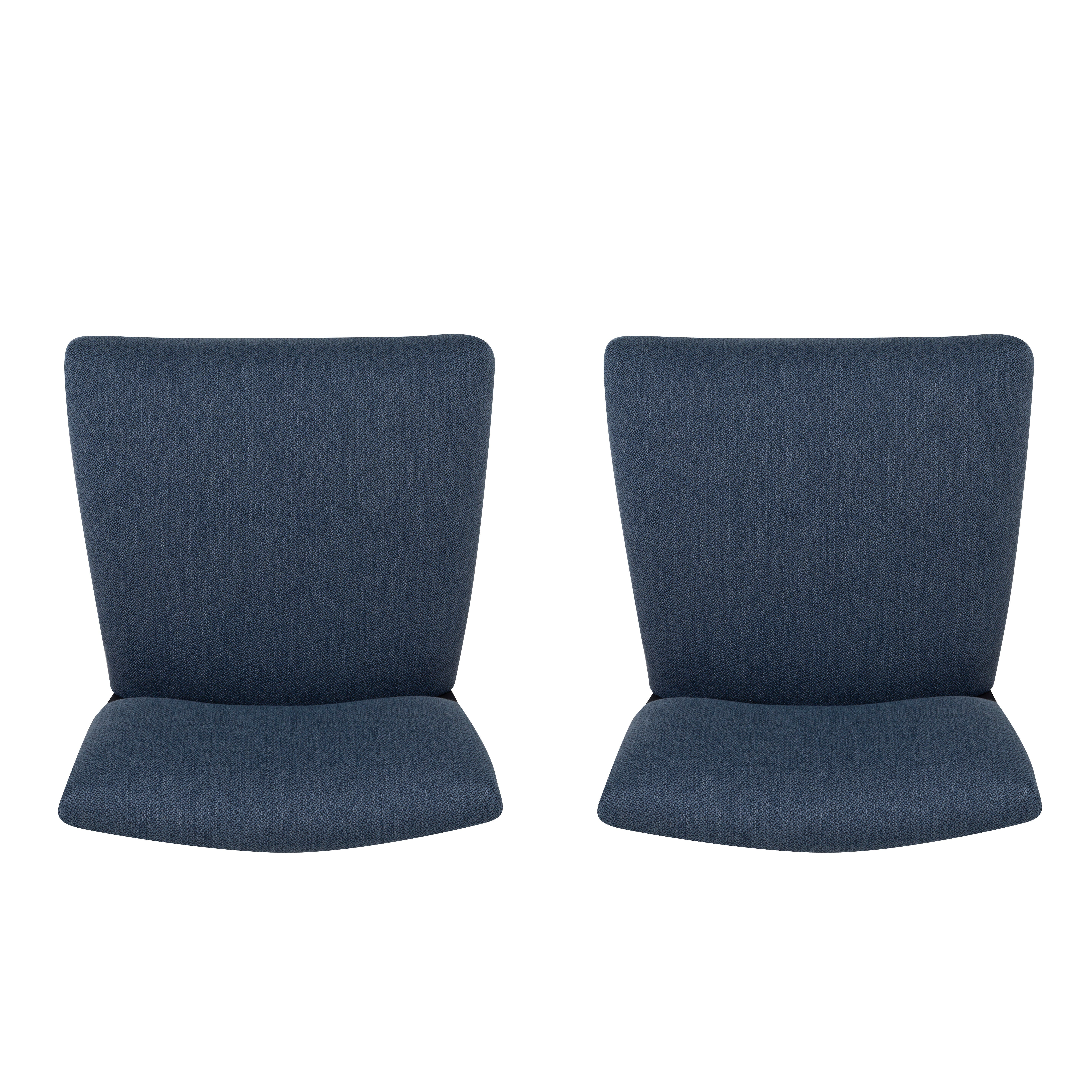 Linon Kinsley Bar Height Bar Stool (Set of 2), Blue, large