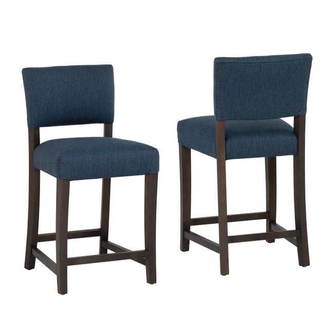 Linon Kinsley Counter Height Bar Stool (Set of 2)