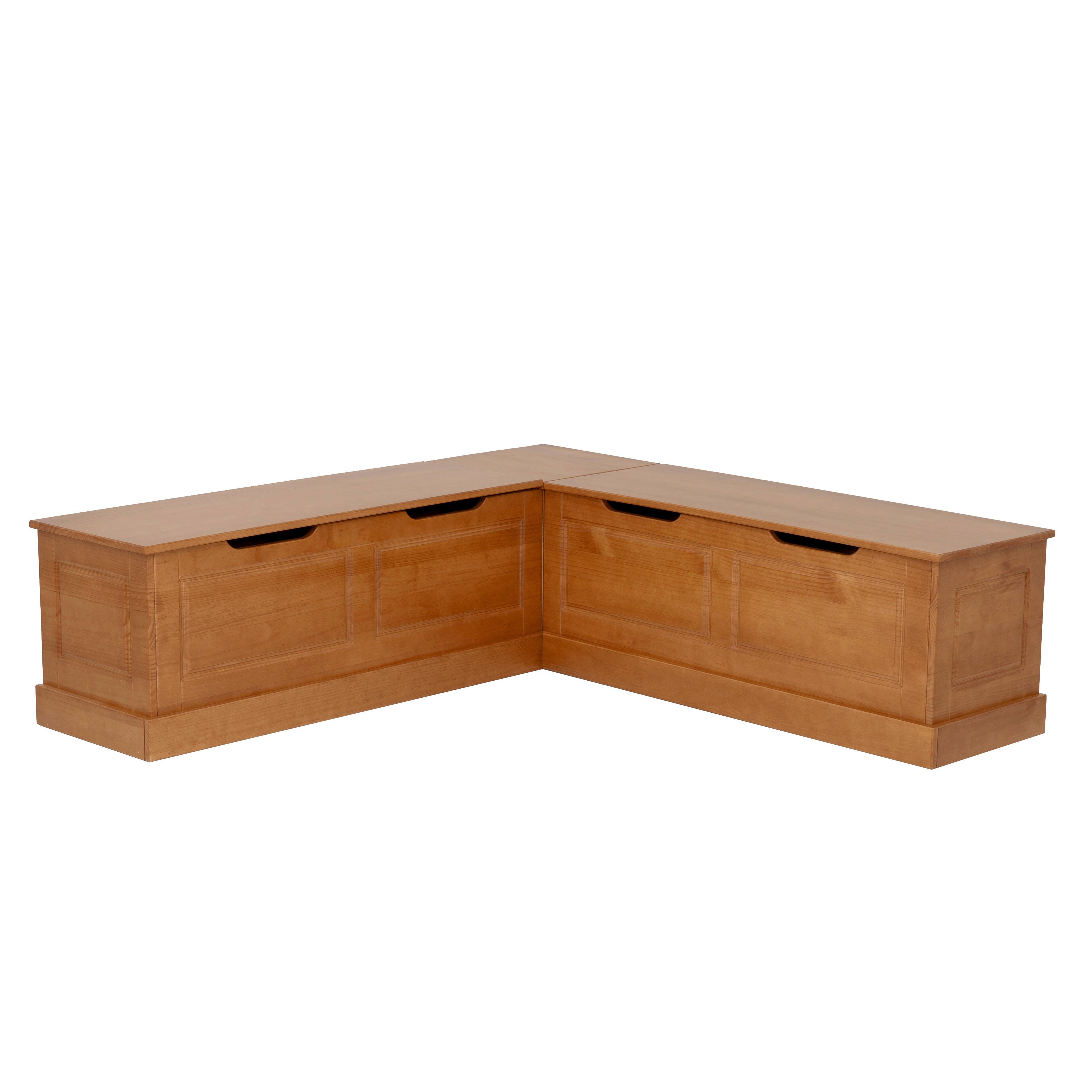 Linon Landin 62" Backless Breakfast Nook, , large