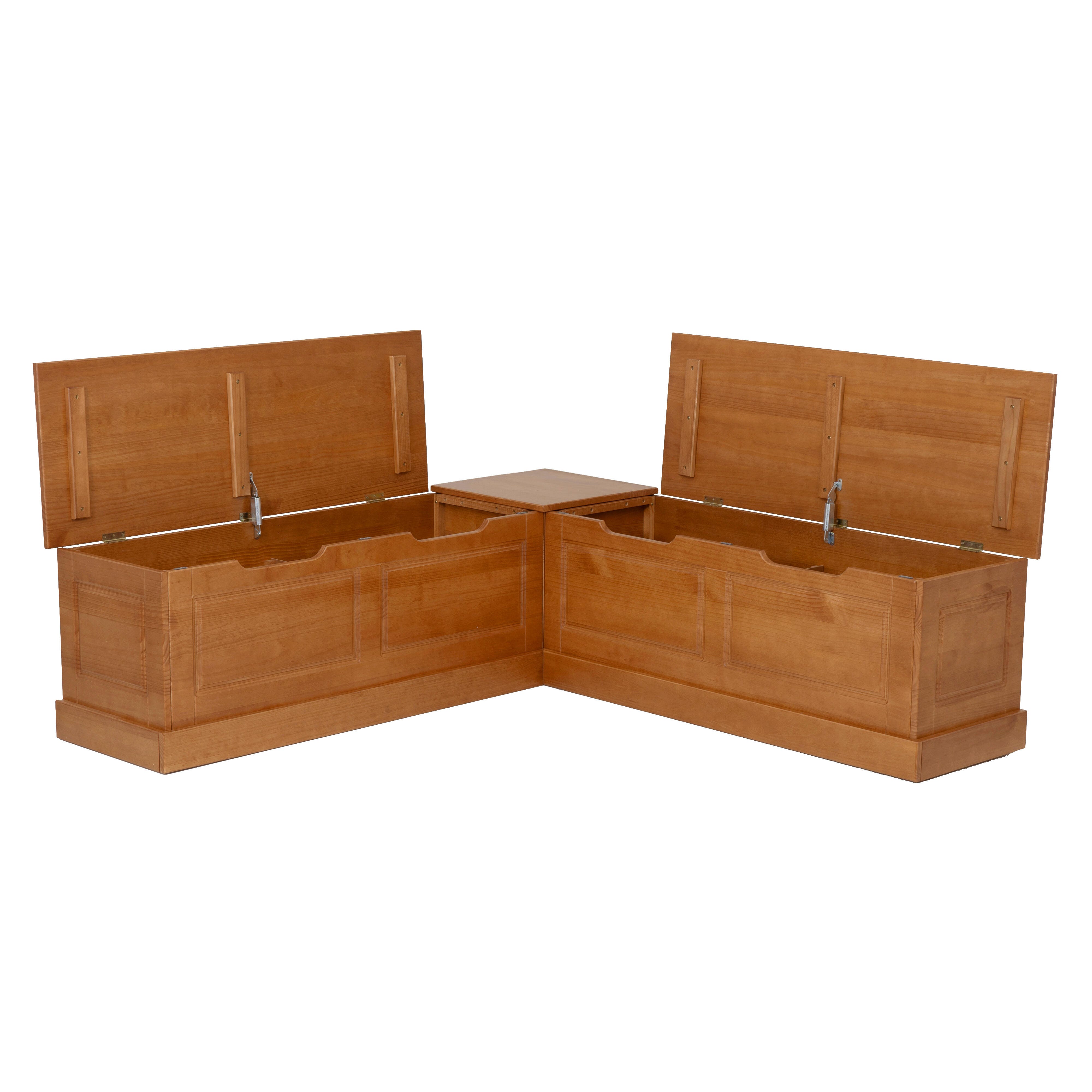 Linon Landin 62" Backless Breakfast Nook, , large