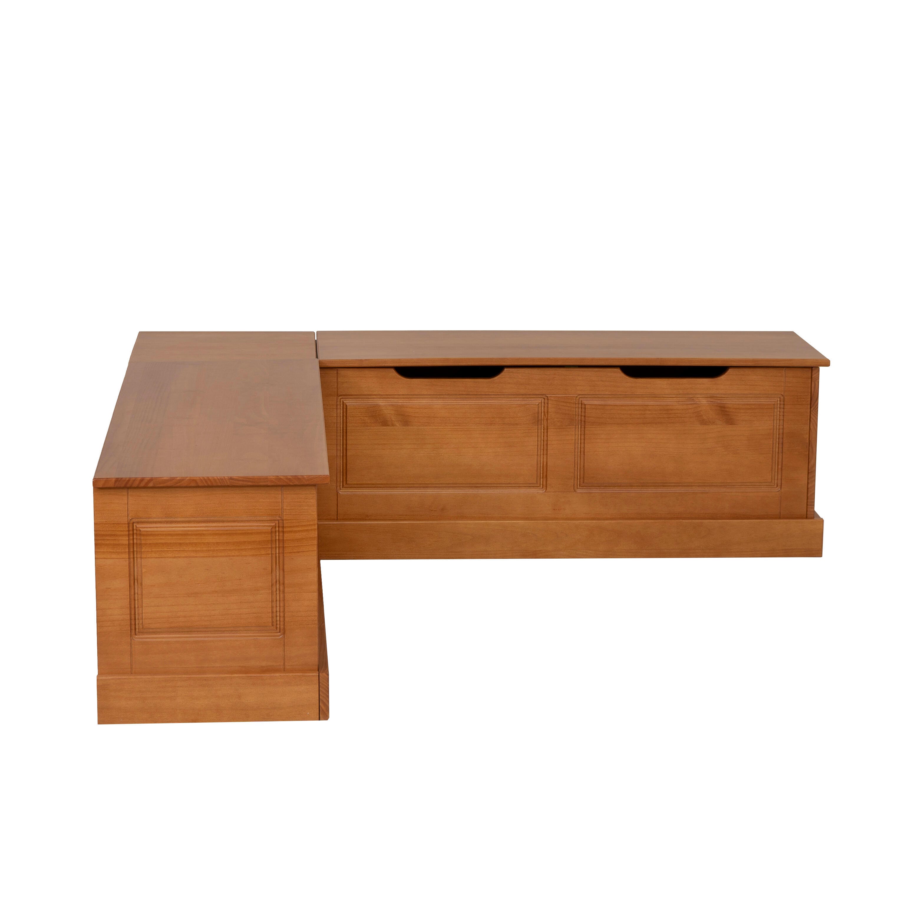 Linon Landin 62" Backless Breakfast Nook, , large