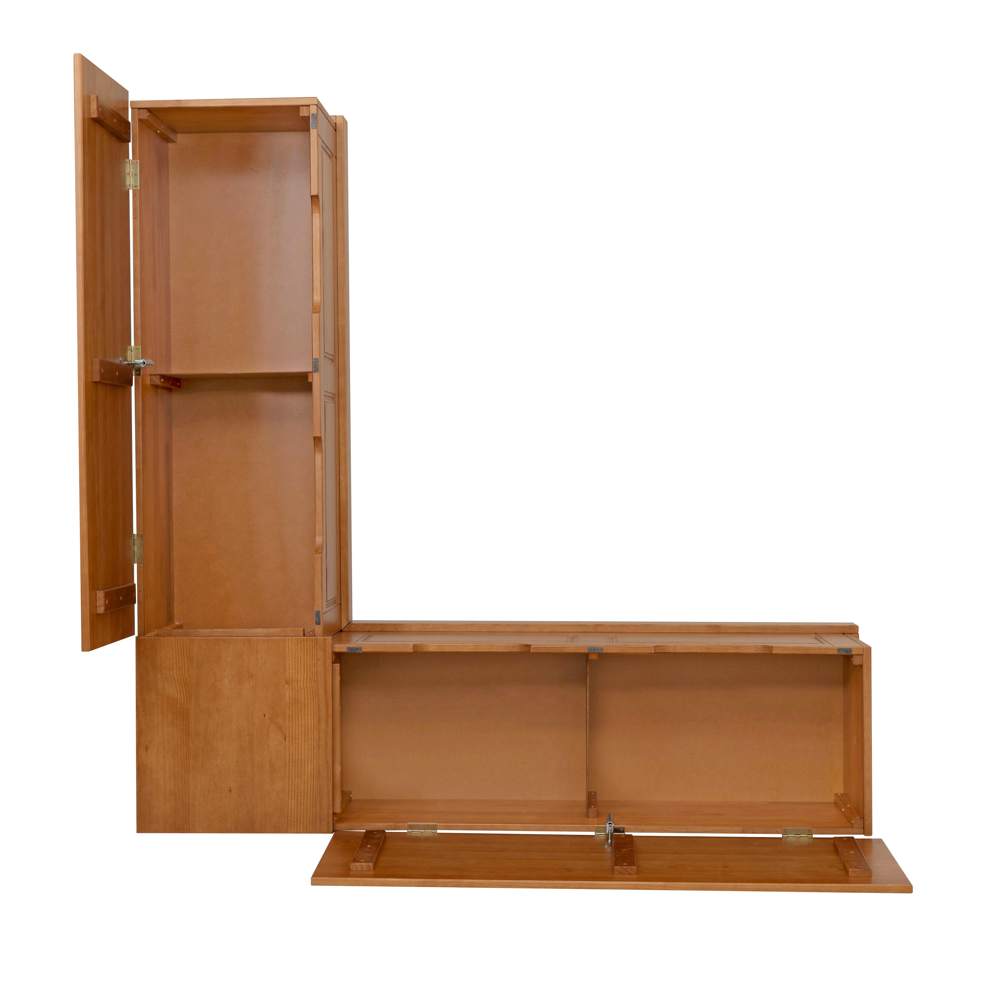 Linon Landin 62" Backless Breakfast Nook, , large