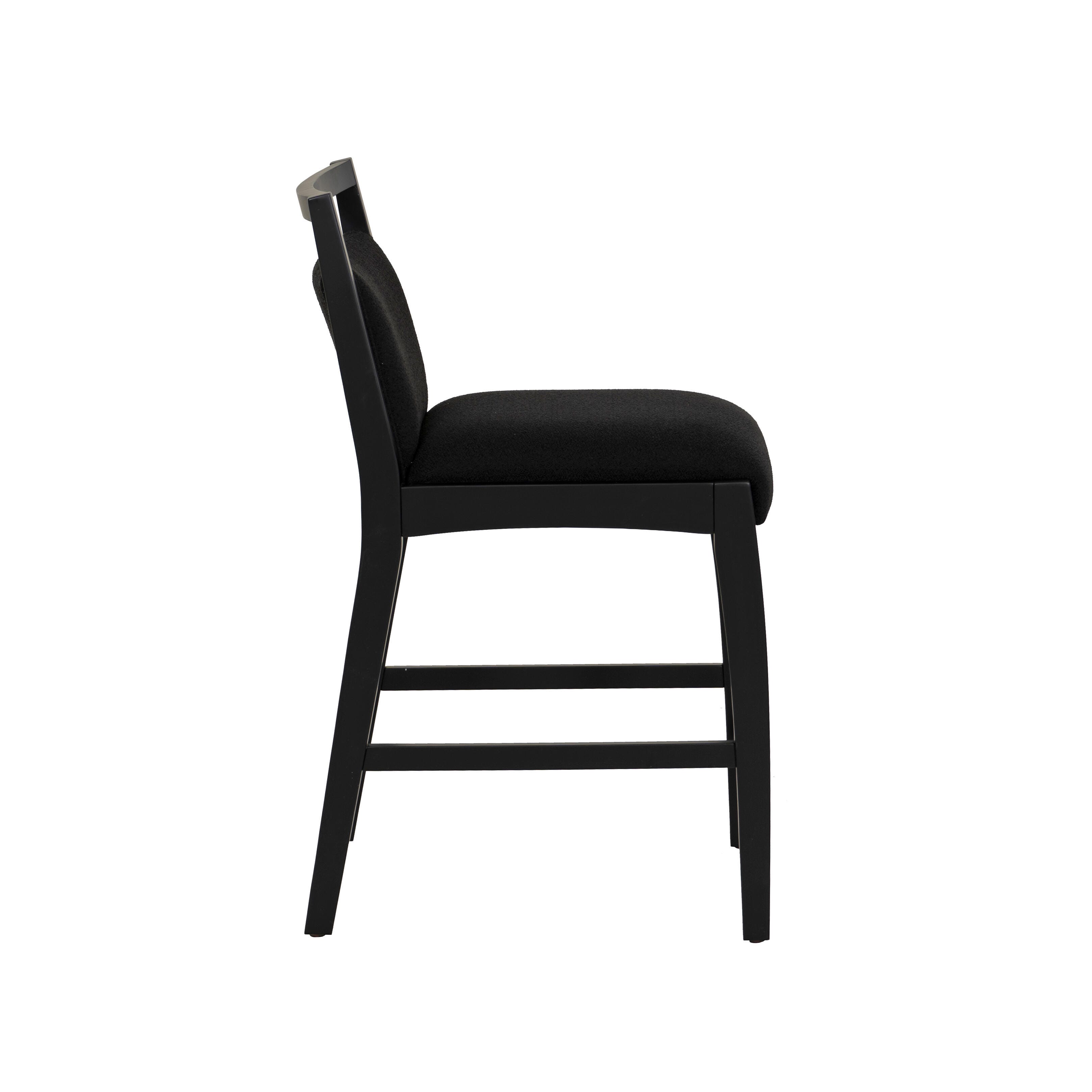 Linon Savie Counter Height Barstool, Black, large