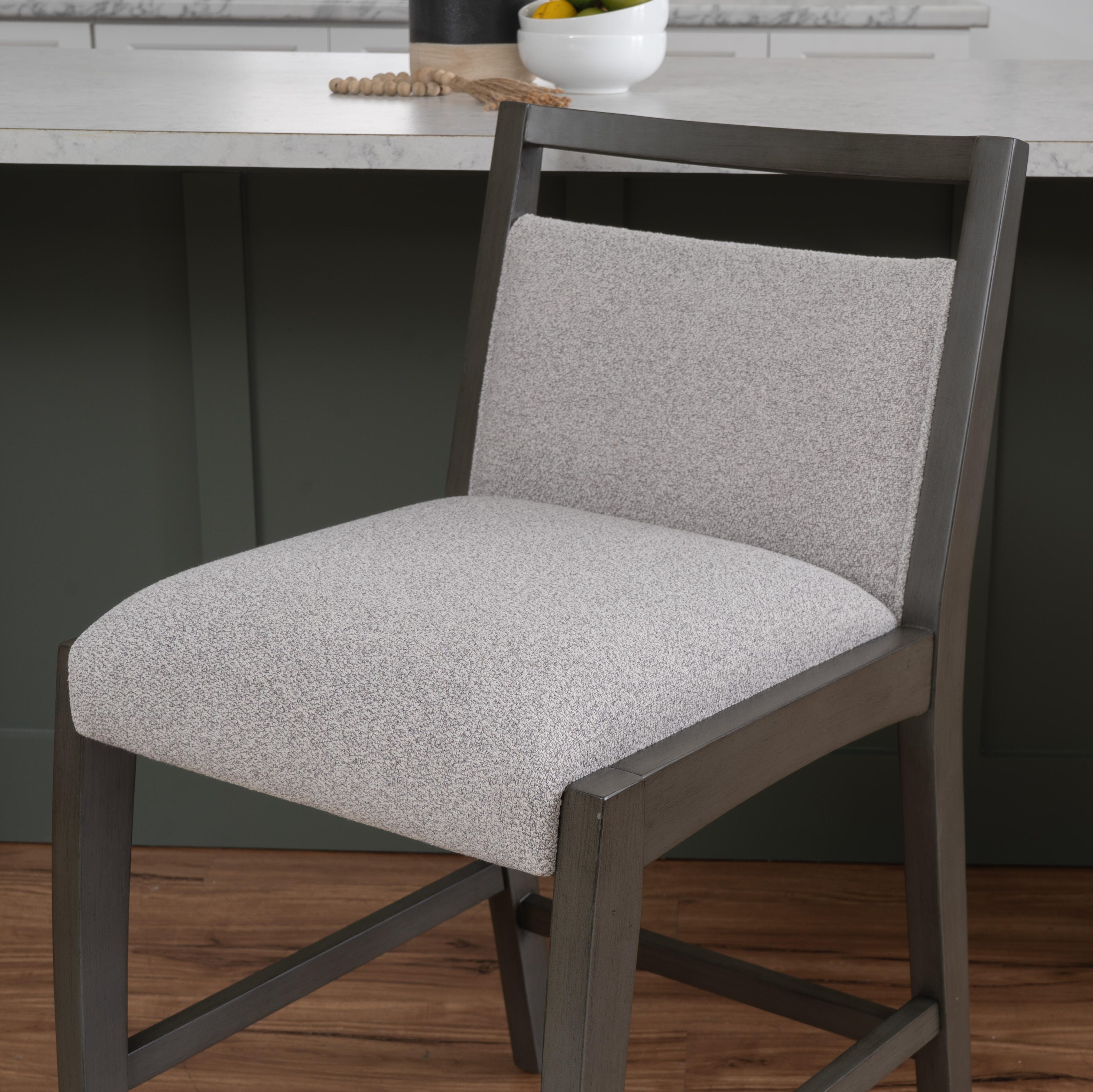 Linon Savie Counter Height Barstool, Gray, large