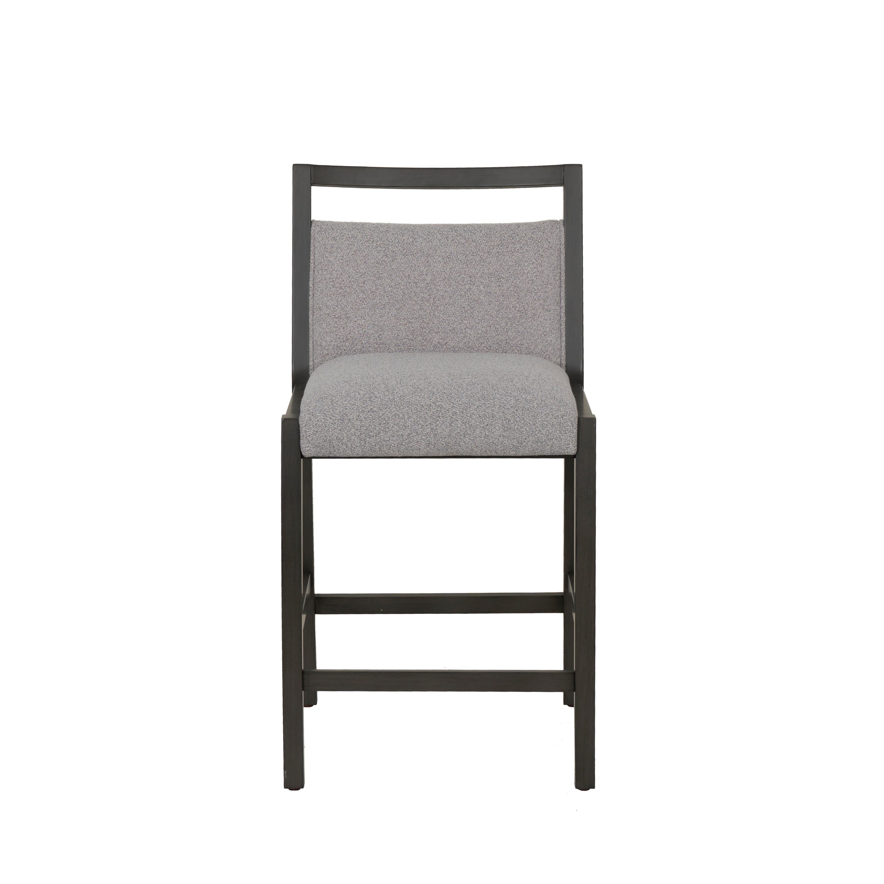 Linon Savie Counter Height Barstool, Gray, large