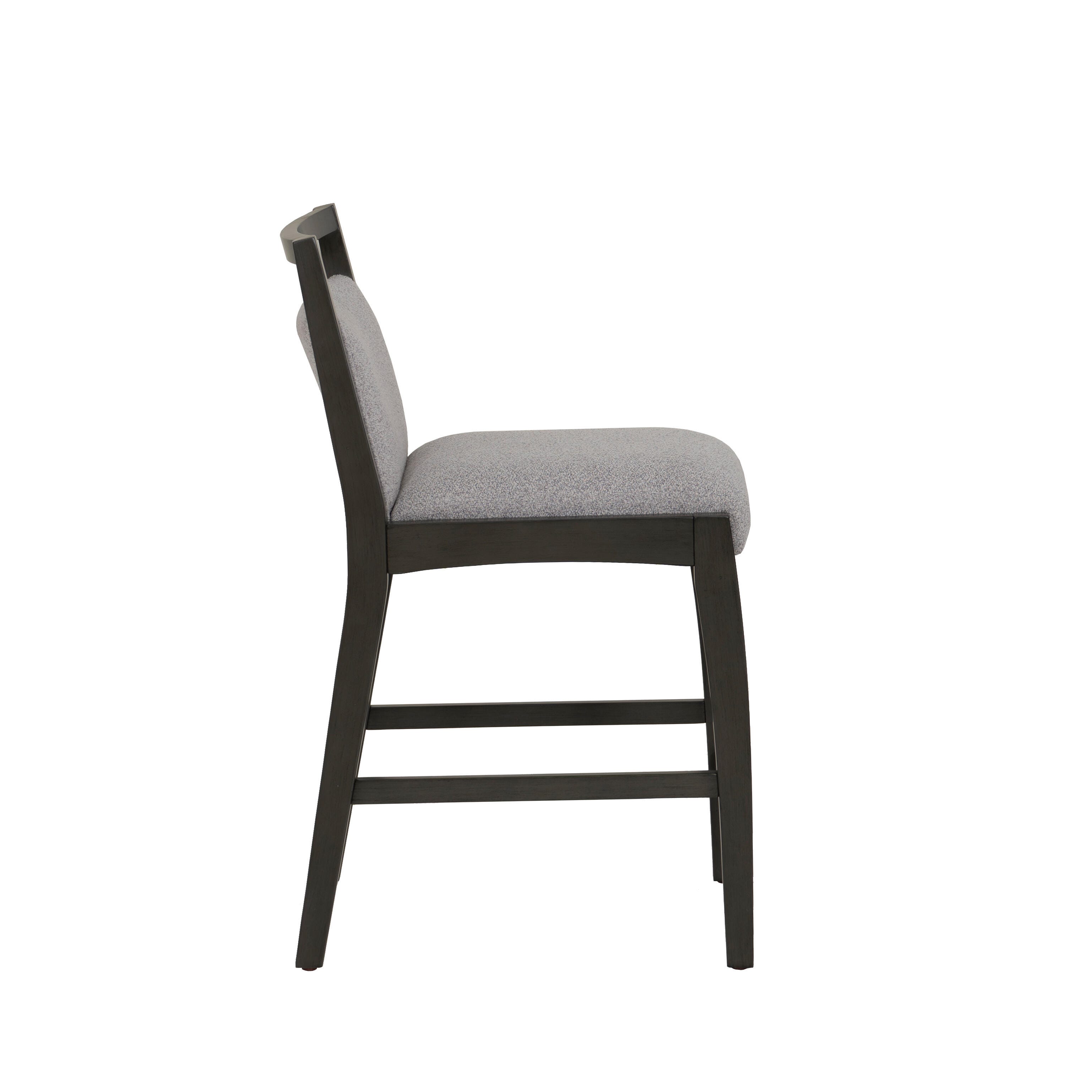 Linon Savie Counter Height Barstool, Gray, large