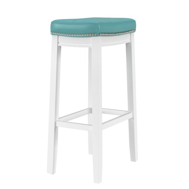 Linon Claridge Bar Height Bar Stool