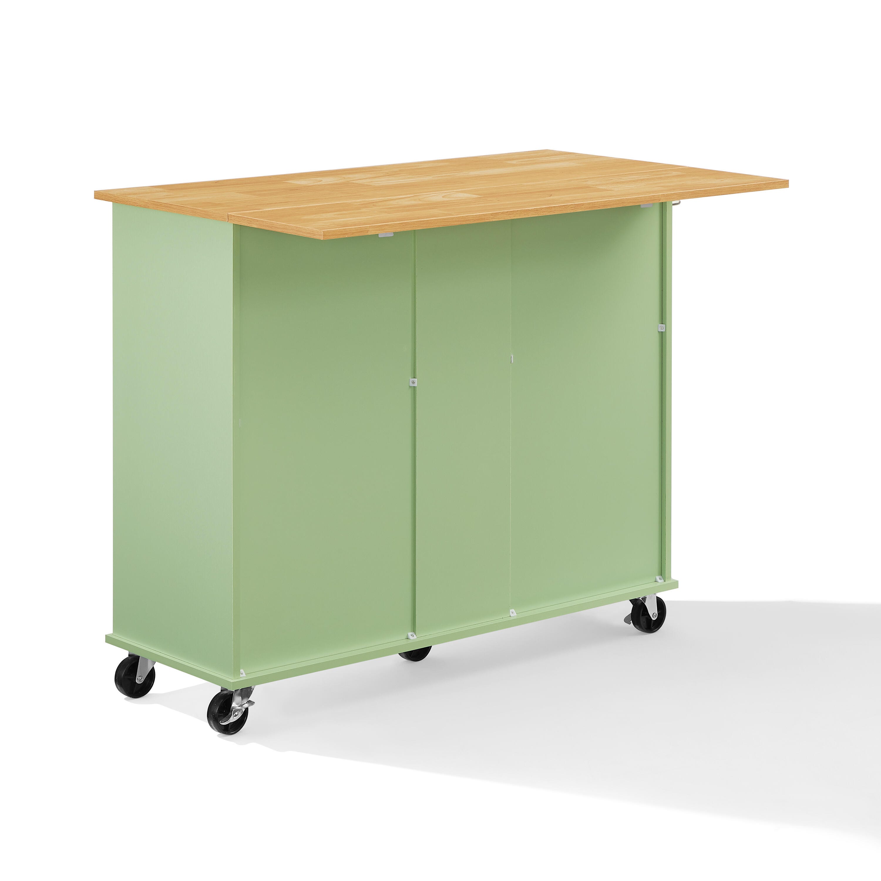 Crosley Furniture Stella Kitchen Cart, Mint, large