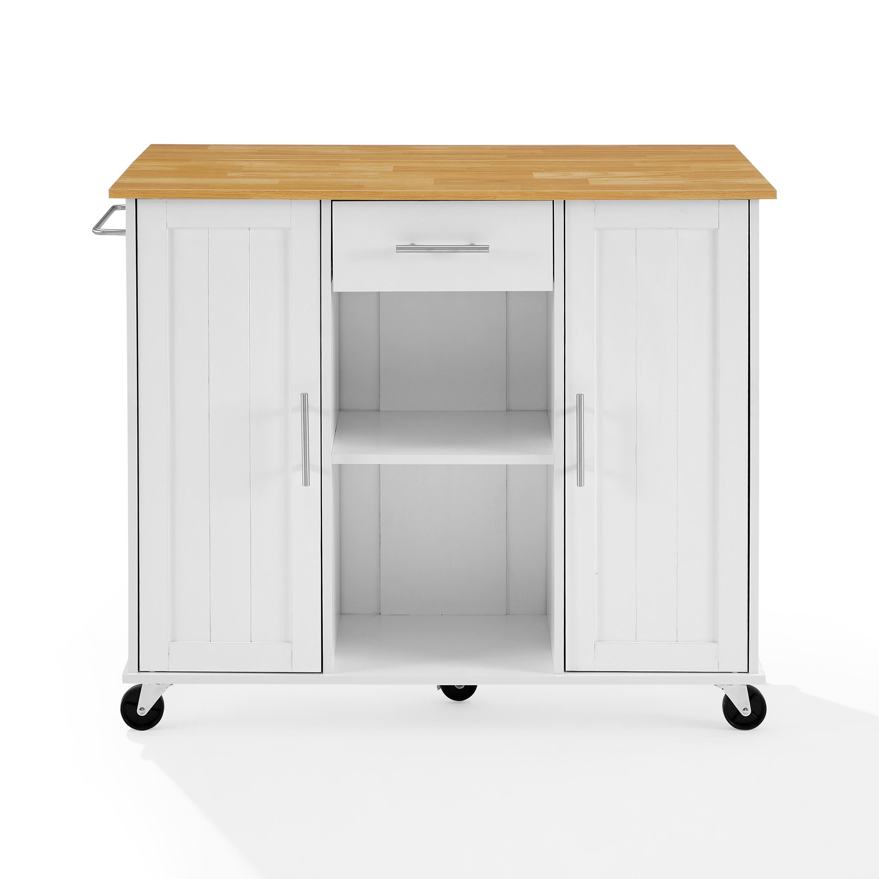 Crosley Furniture Stella Kitchen Cart, White, large