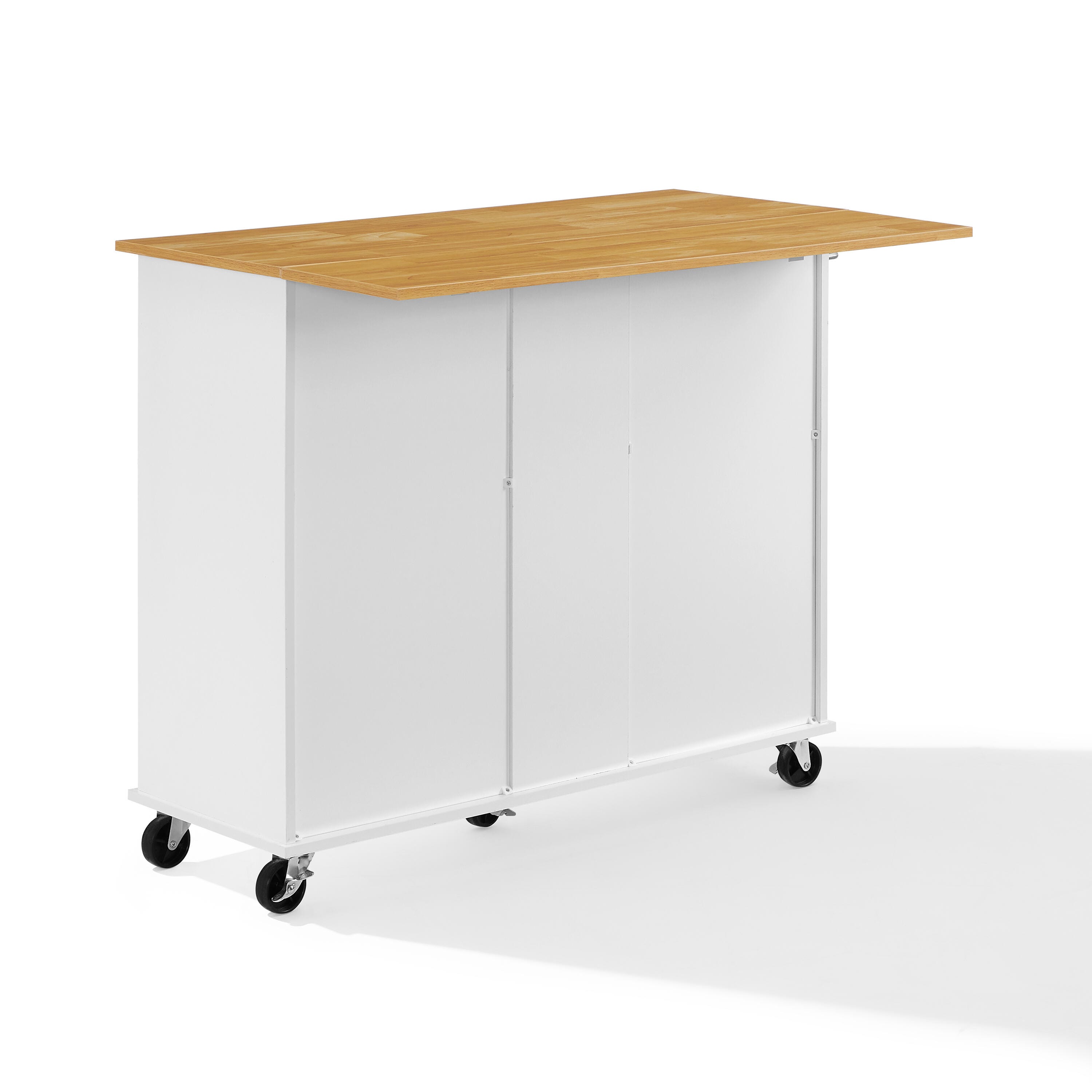 Crosley Furniture Stella Kitchen Cart, White, large