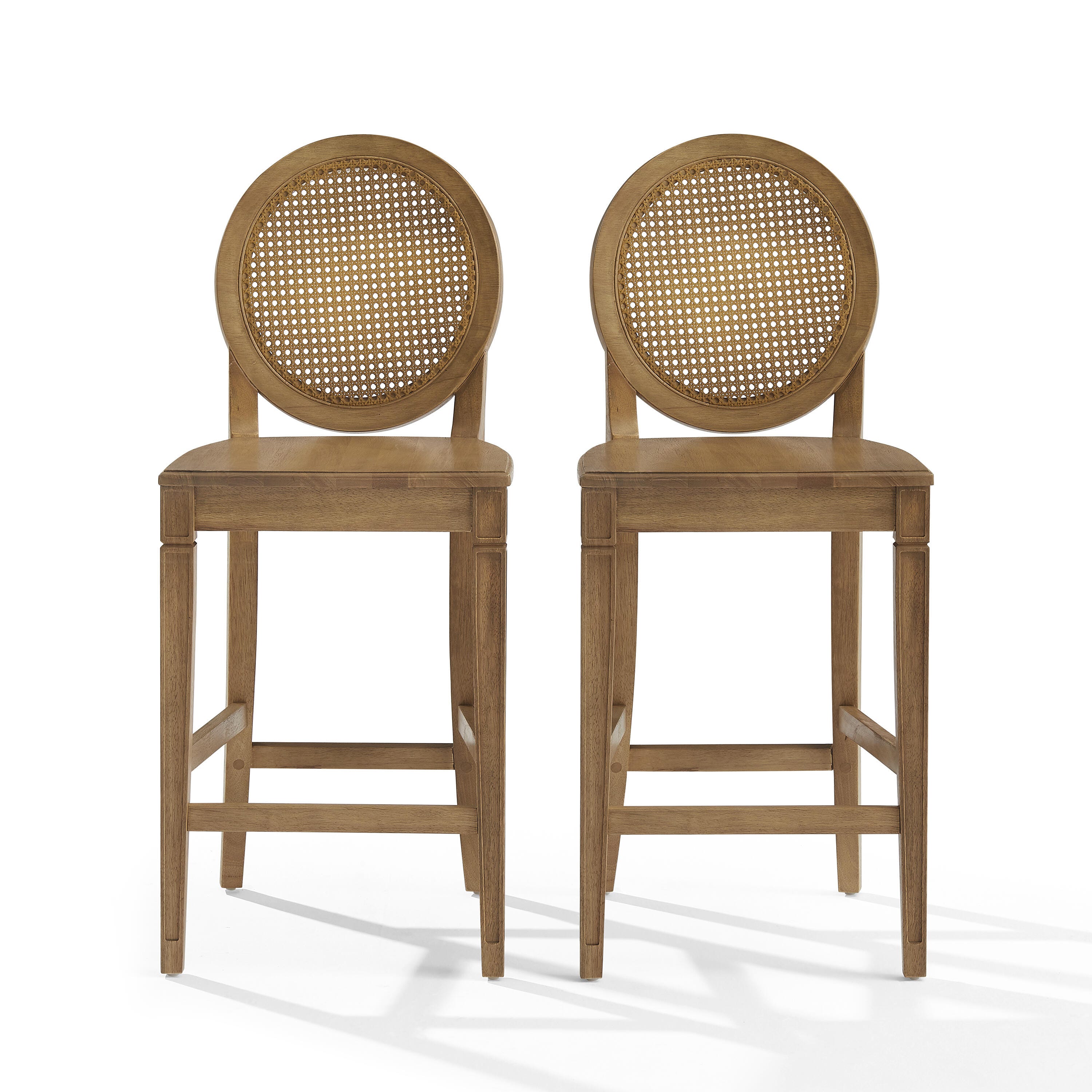 Crosley Furniture Katia Solid Counter Height Bar Stool (Set of 2)
