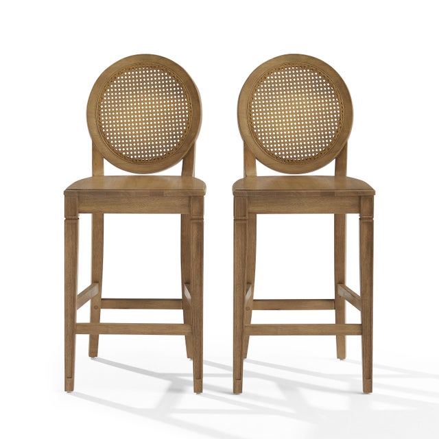 Crosley Furniture Katia Solid Counter Height Bar Stool (Set of 2)