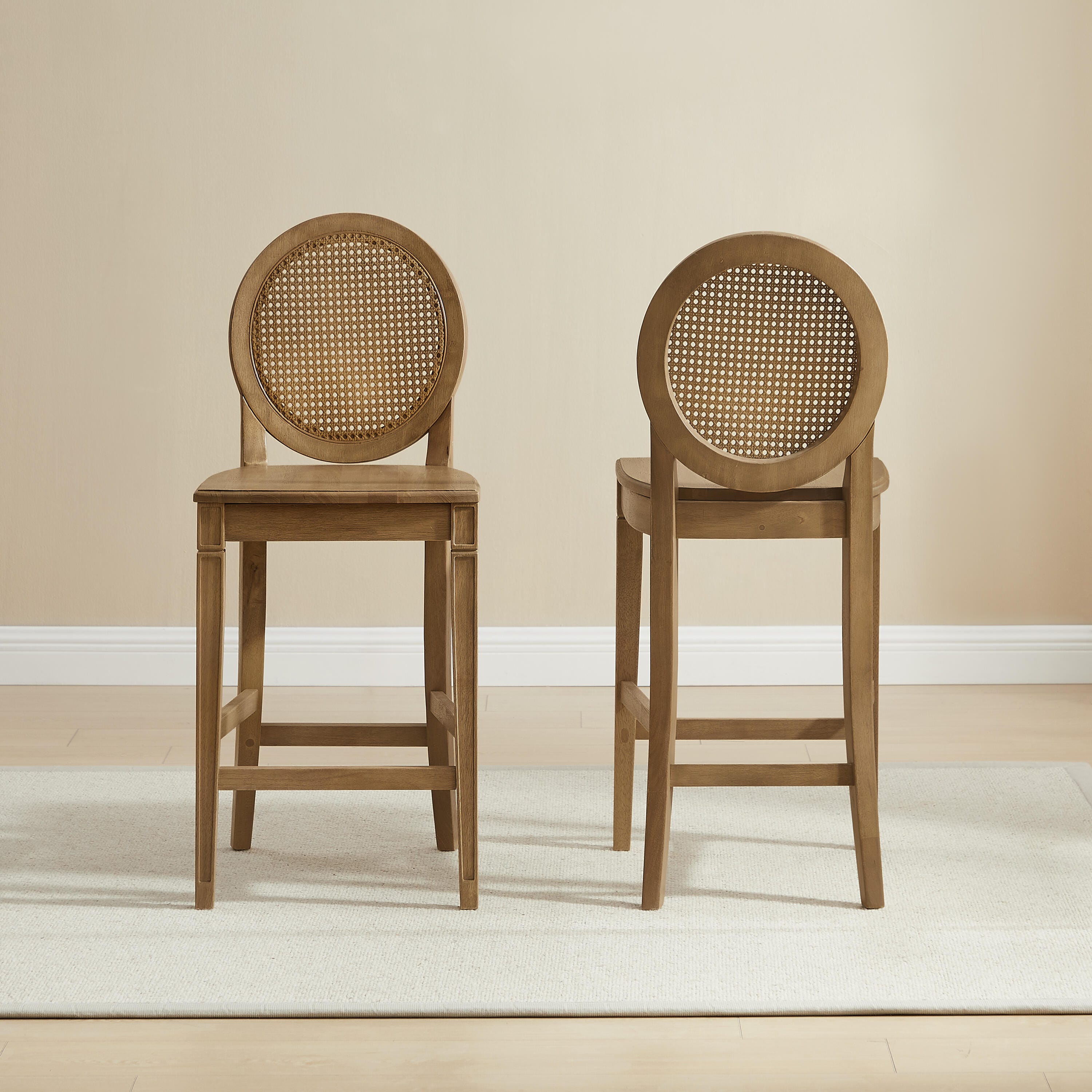 Crosley Furniture Katia Solid Counter Height Bar Stool (Set of 2), , large