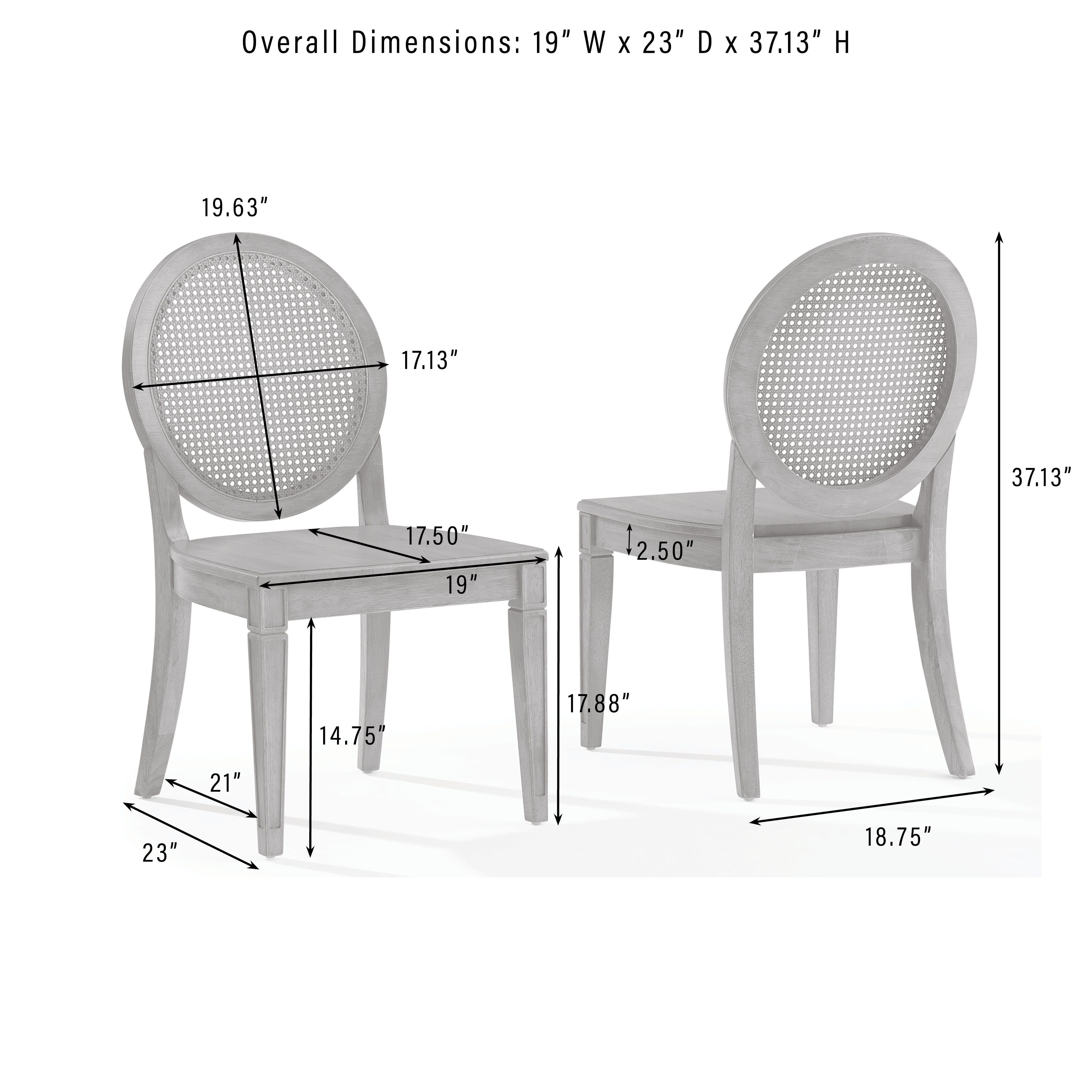 Crosley Furniture Katia Armless Dining Chair (Set of 2), , large