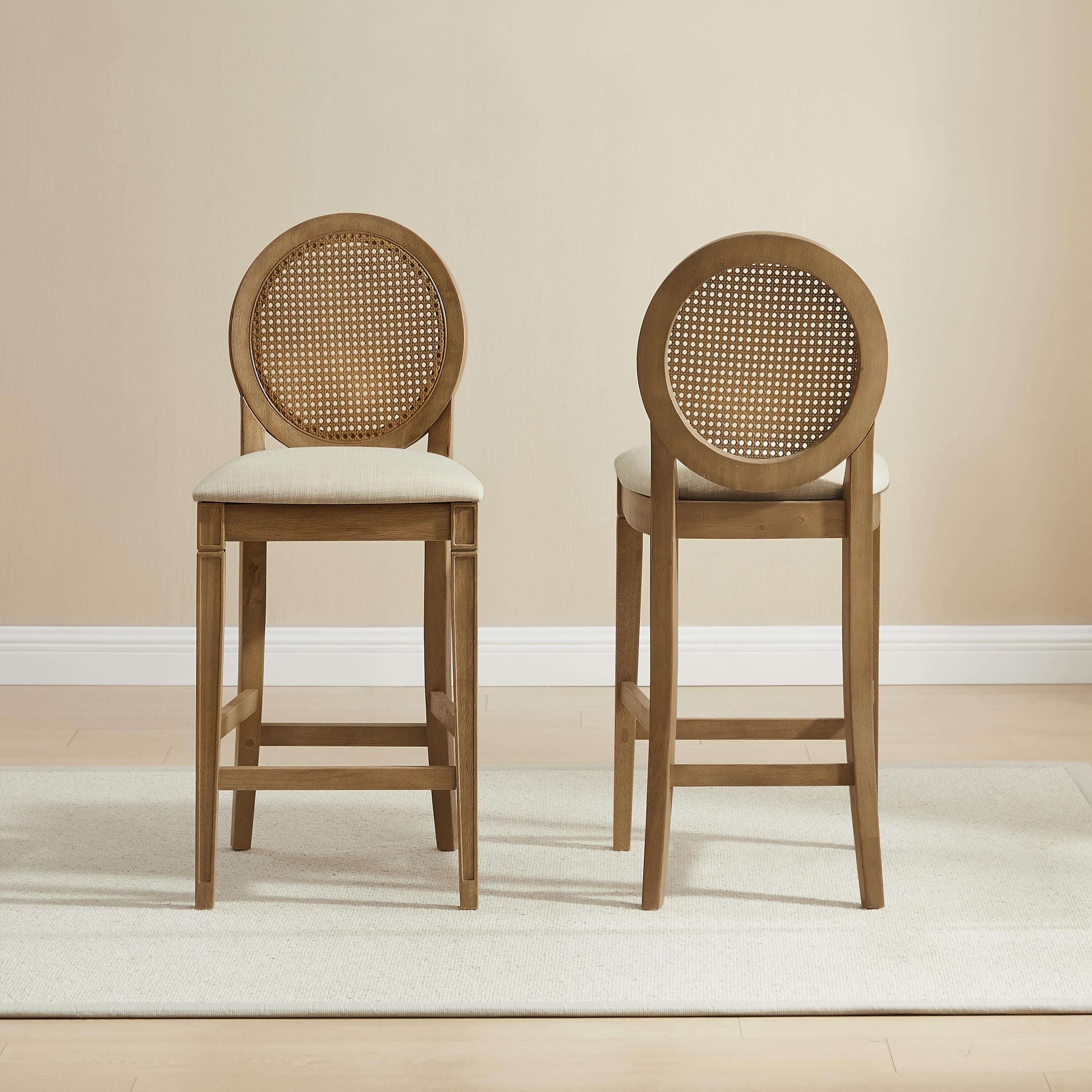 Crosley Furniture Katia Counter Height Bar Stool (Set of 2), , large