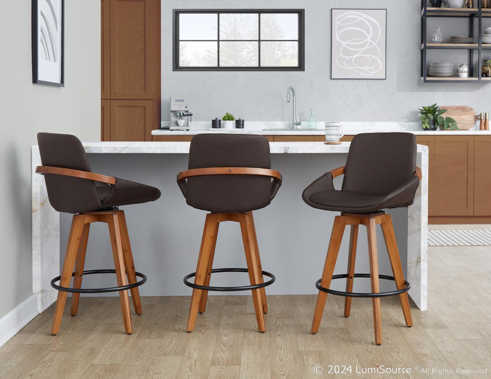 LumiSource Cosmo Counter Height Bar Stool, , large