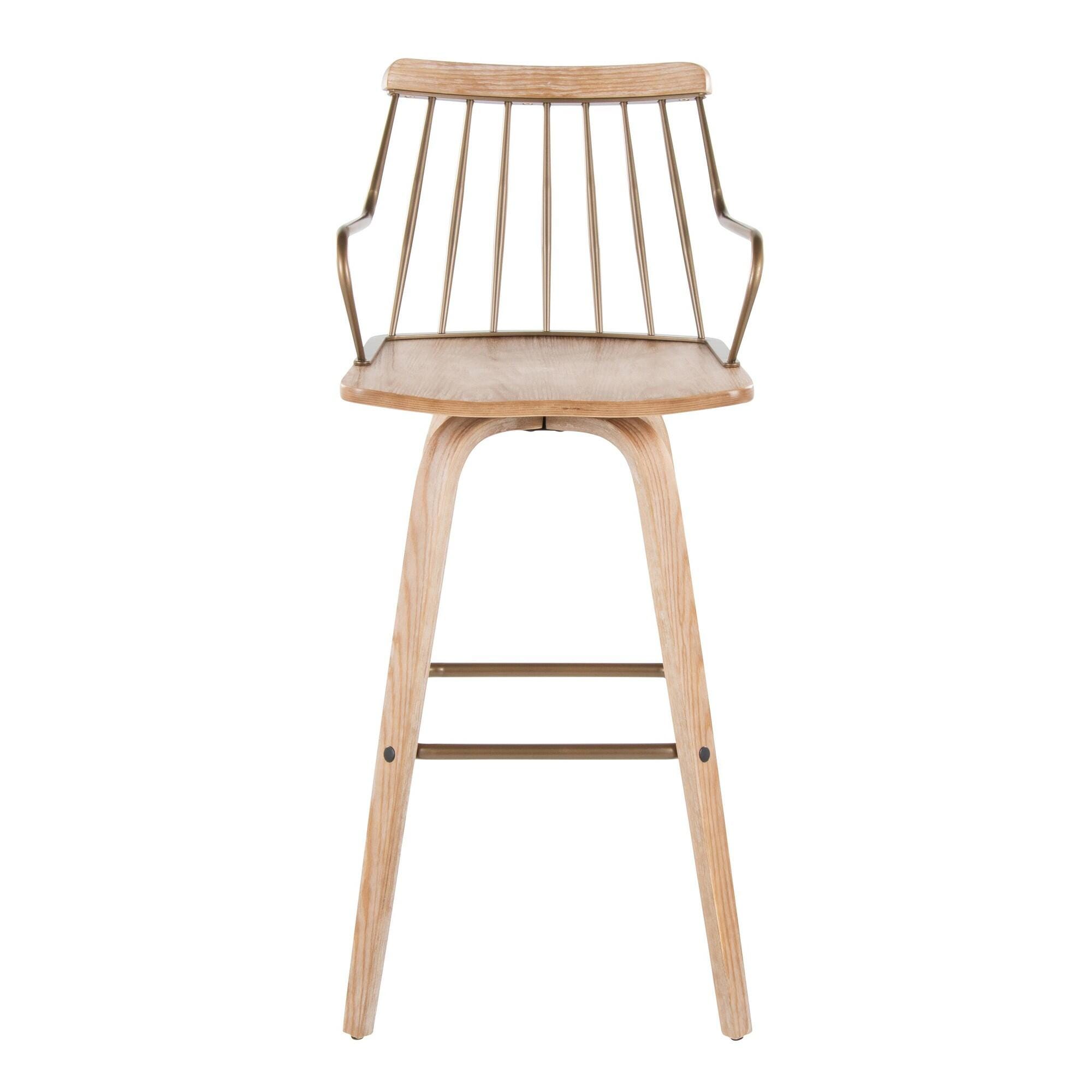 LumiSource Preston Bar Height Barstool, , large