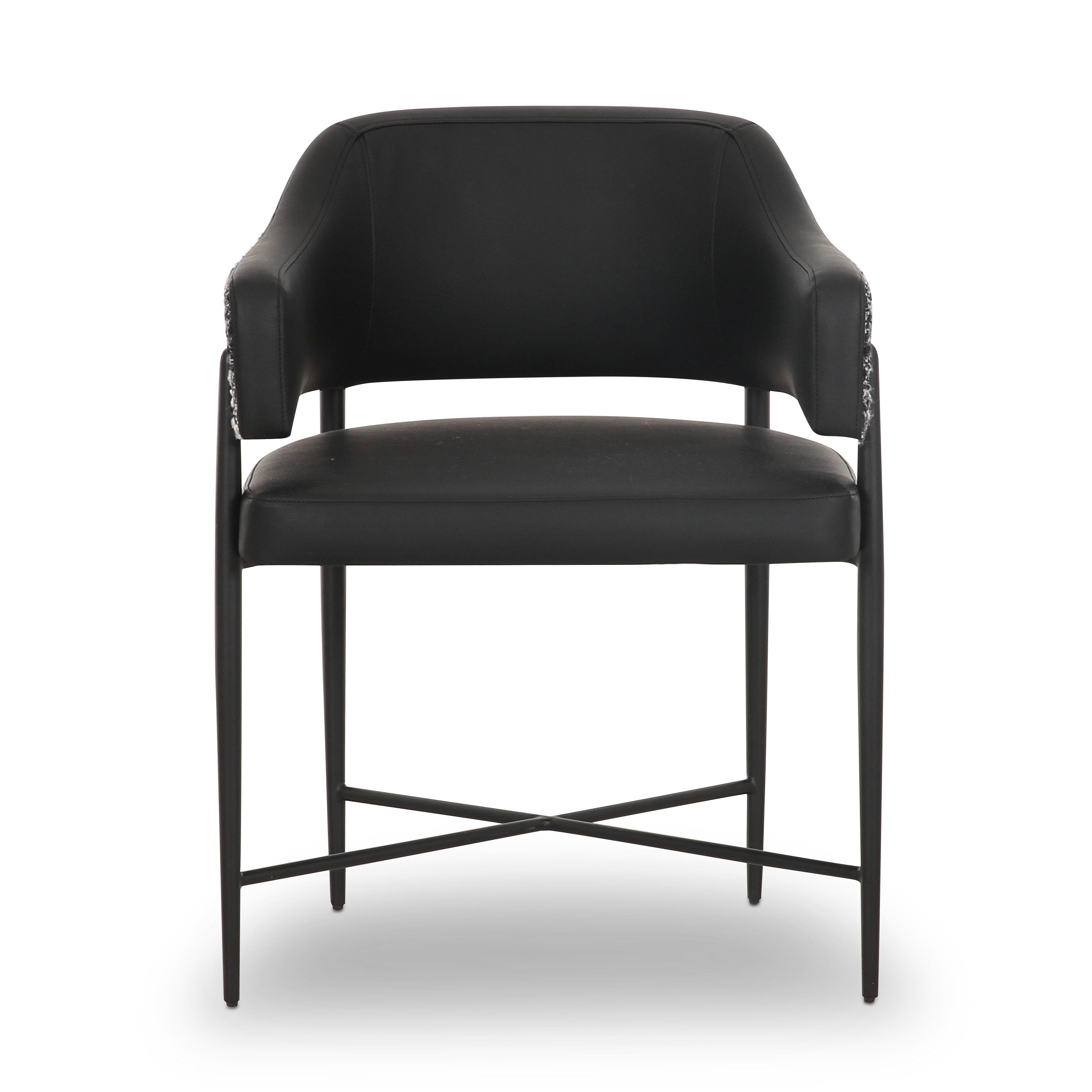 TOV Furniture Sezanne Dining Chair, Black, large