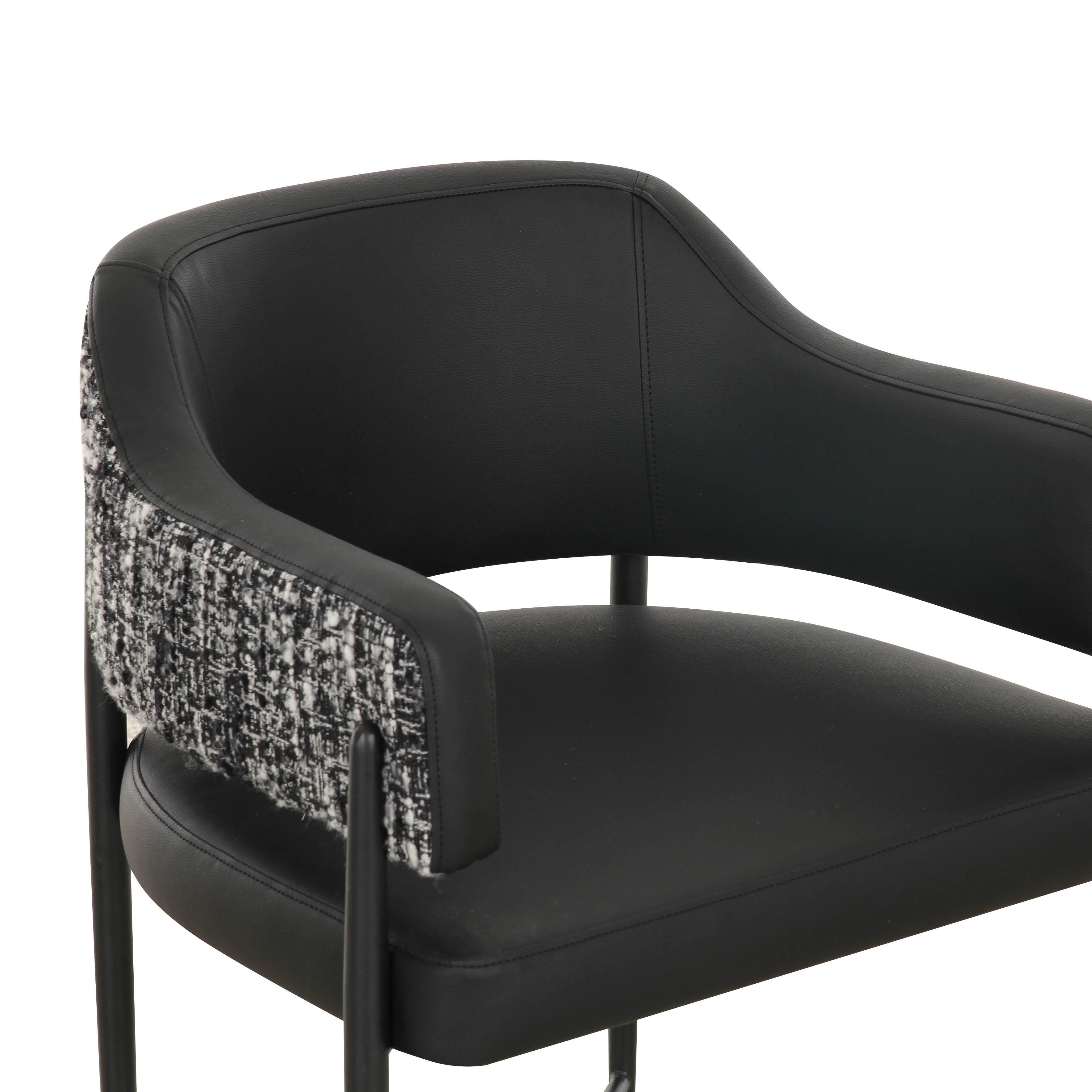 TOV Furniture Sezanne Dining Chair, Black, large