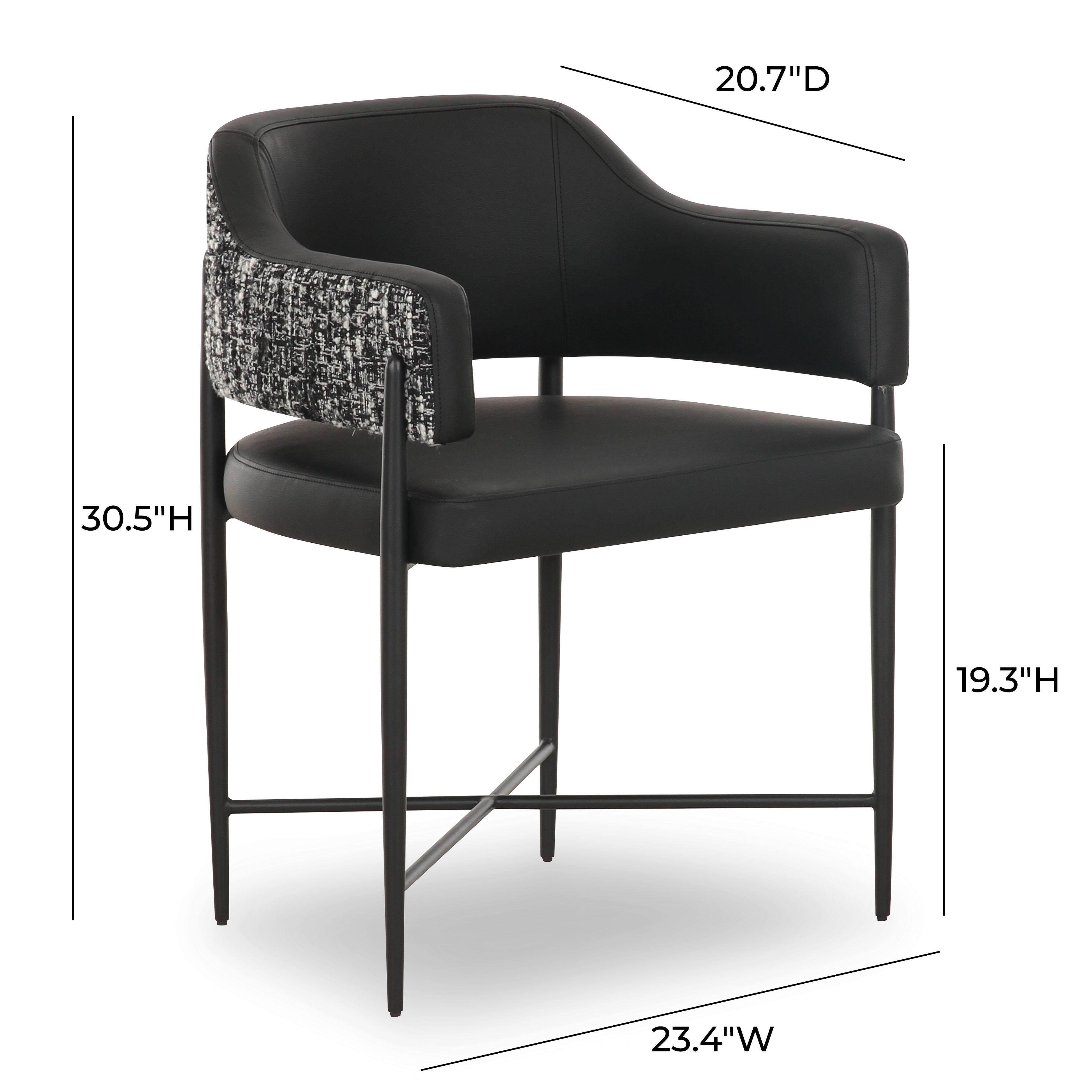 TOV Furniture Sezanne Dining Chair, Black, large