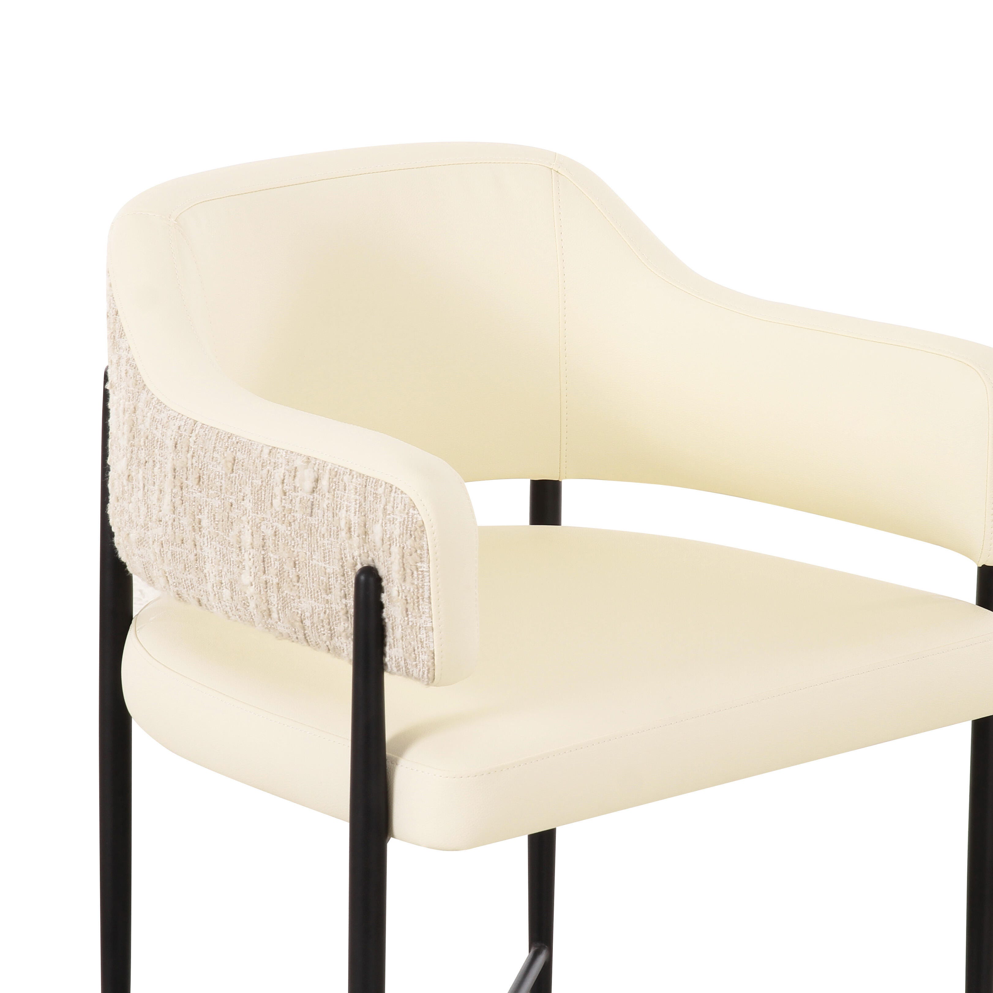 TOV Furniture Sezanne Dining Chair, Cream, large